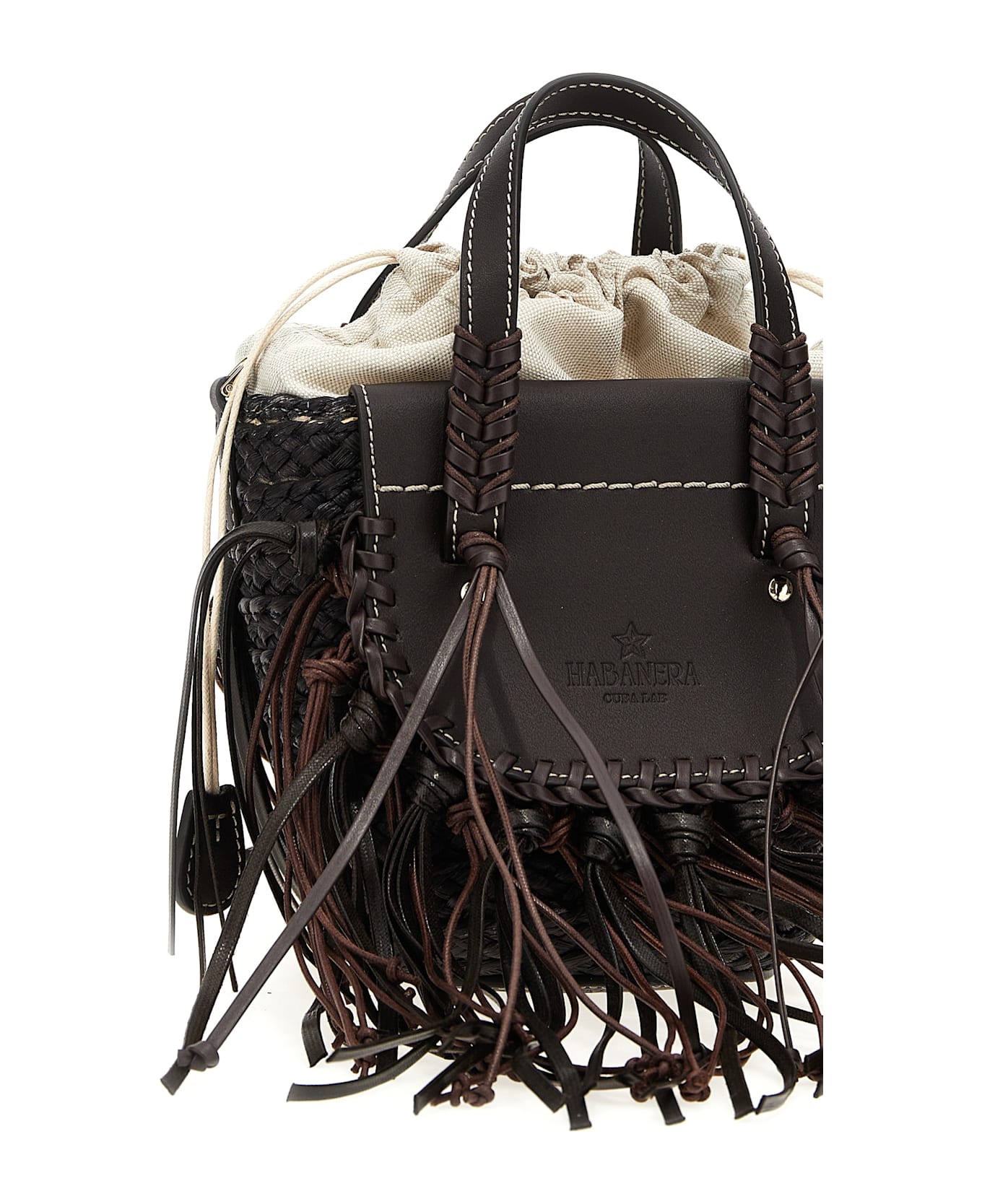 Cuba Lab 
habanera Fringes - Ebony
 Handbag - Brown