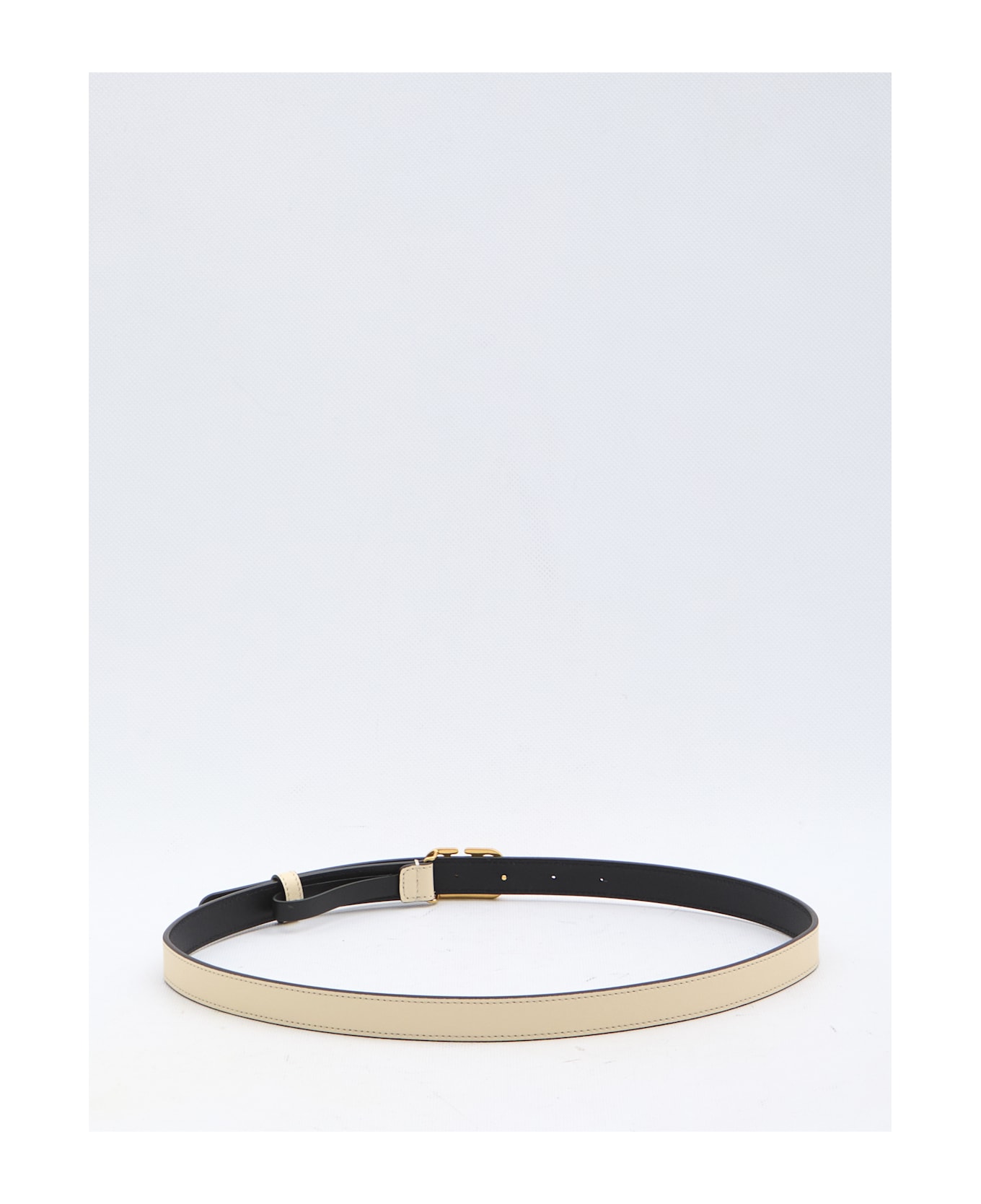 Valentino Garavani Vlogo Singature Belt - WHITE