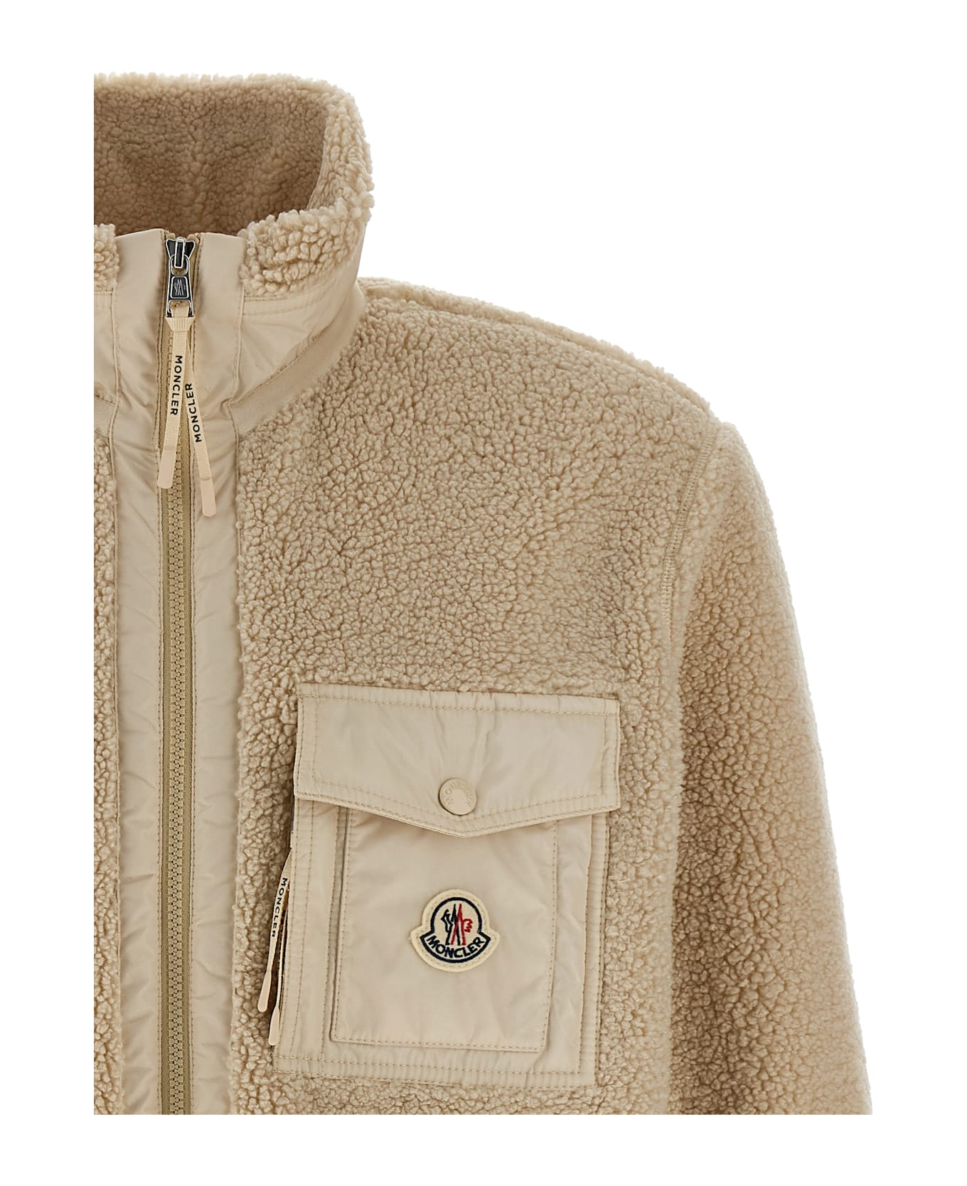 Moncler Teddy Sweatshirt - Beige