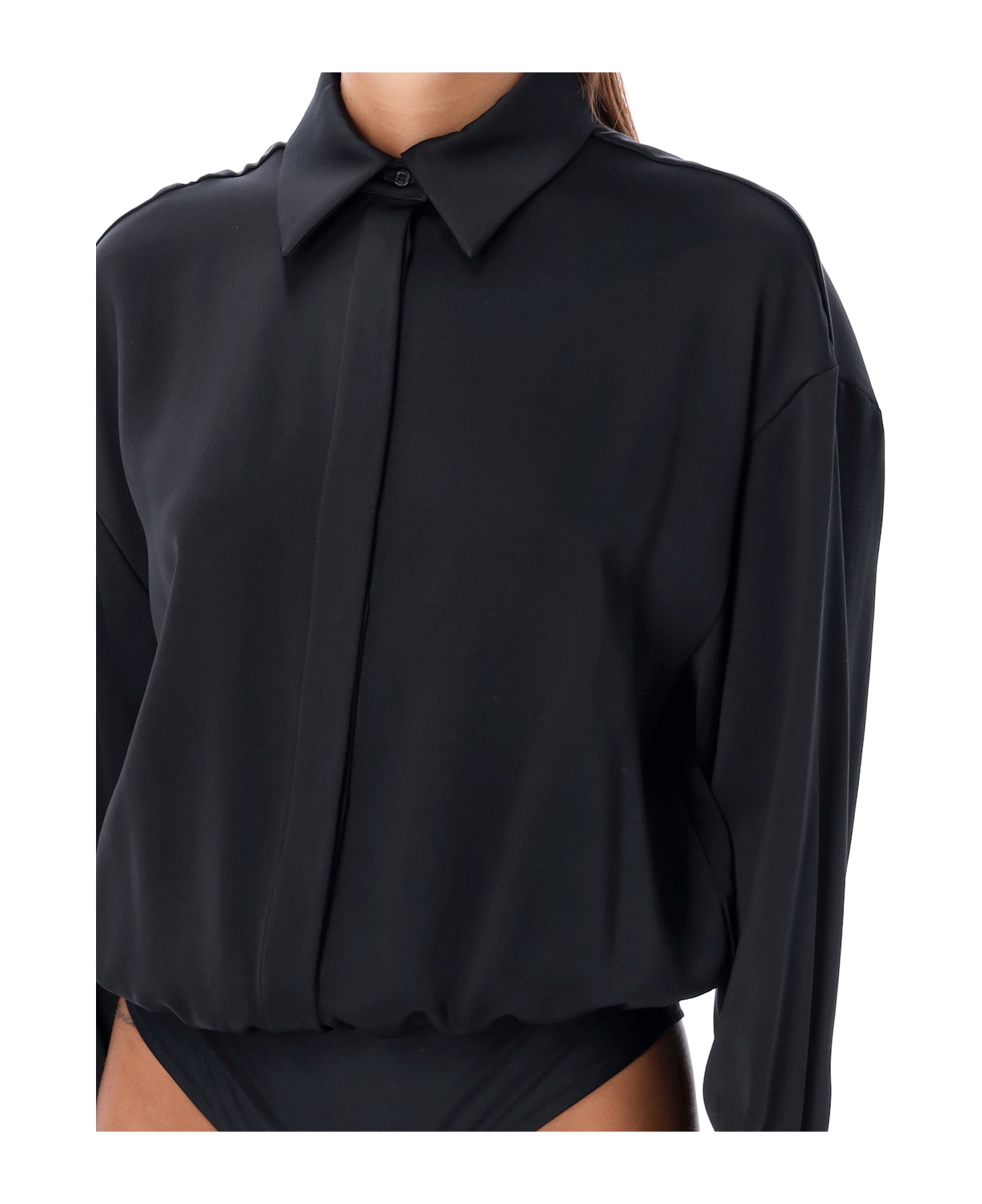 Emporio Armani Silk Body Blouse - 999