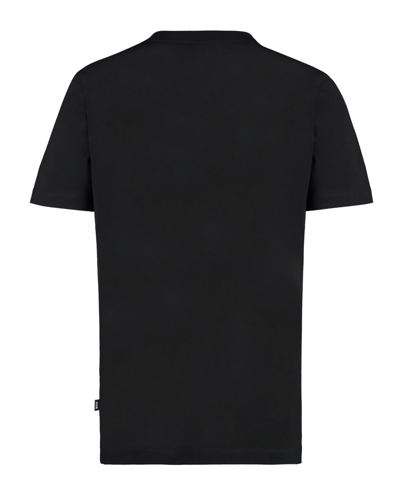 Hugo Boss Logo Cotton T-shirt - Black