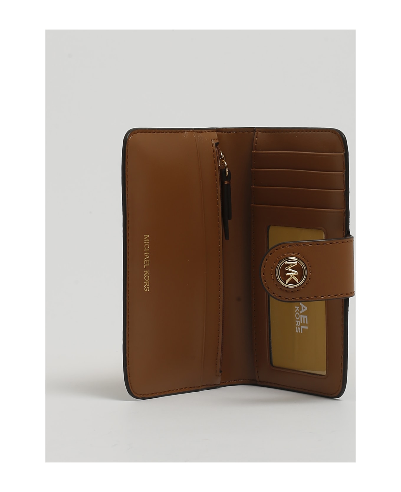 Michael Kors Mk Charm Wallet - MARRONE-CUOIO 財布