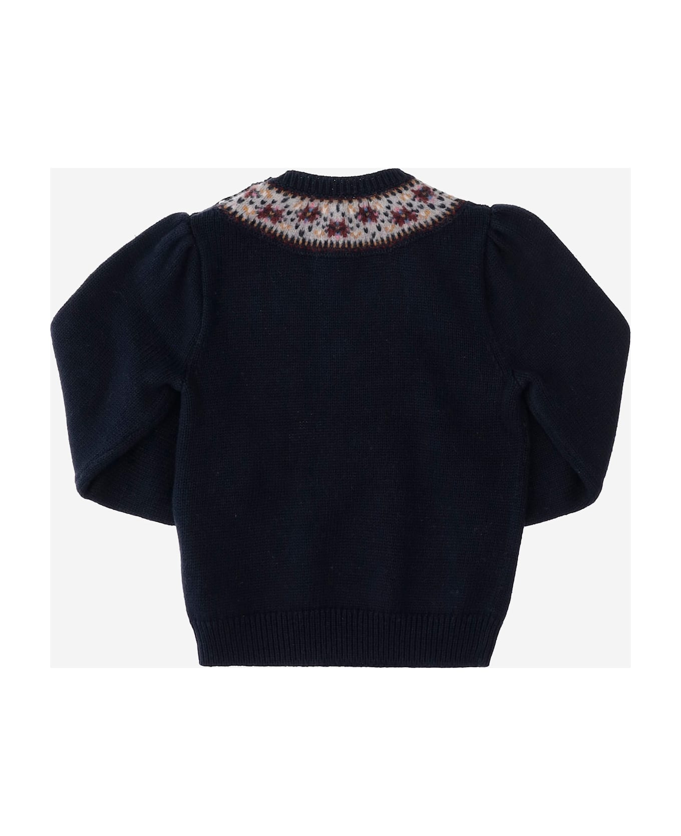Polo Ralph Lauren Cotton Sweater With Graphic Pattern - Navy