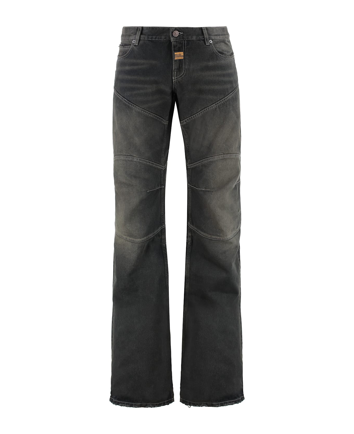 Balenciaga Wide-leg Jeans - black