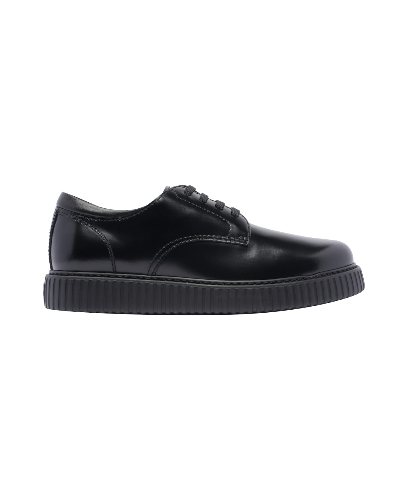 Hogan H677 Lace Up Shoes - Black