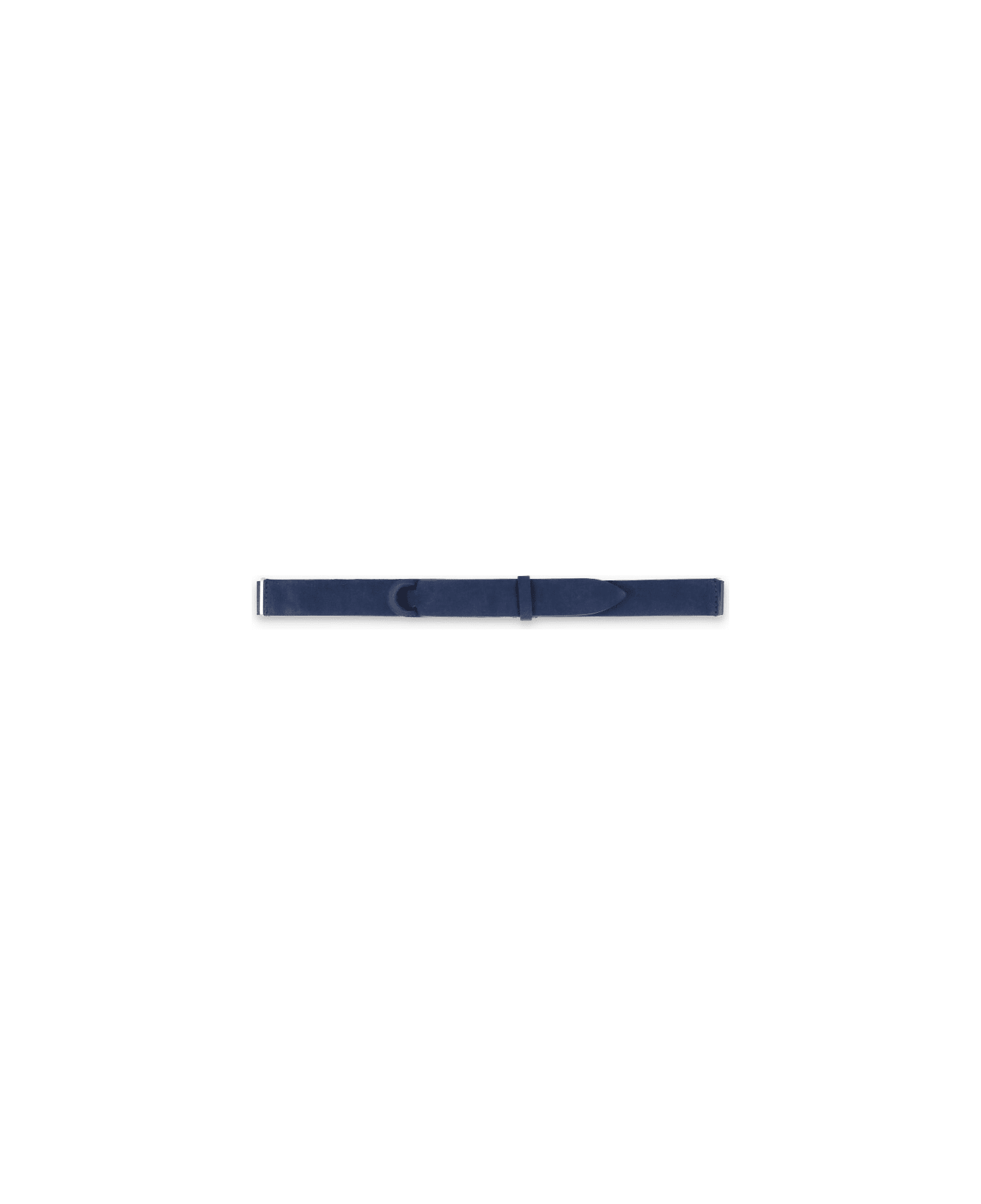 Orciani Nobuckle Cloudy Belt - Blue