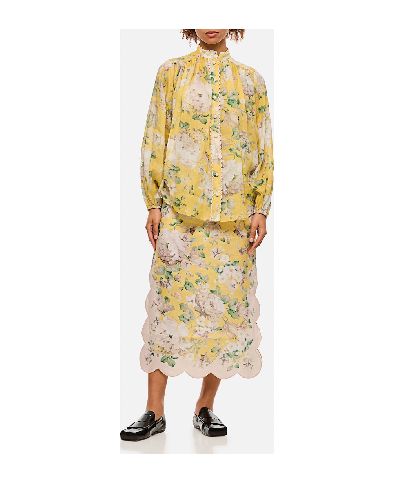 Zimmermann Acacia Bluse - Yellow