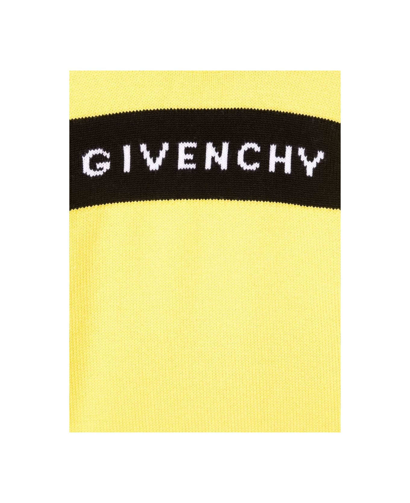 Givenchy Knitted Jumper Givenchy Jacquard Logo - YELLOW