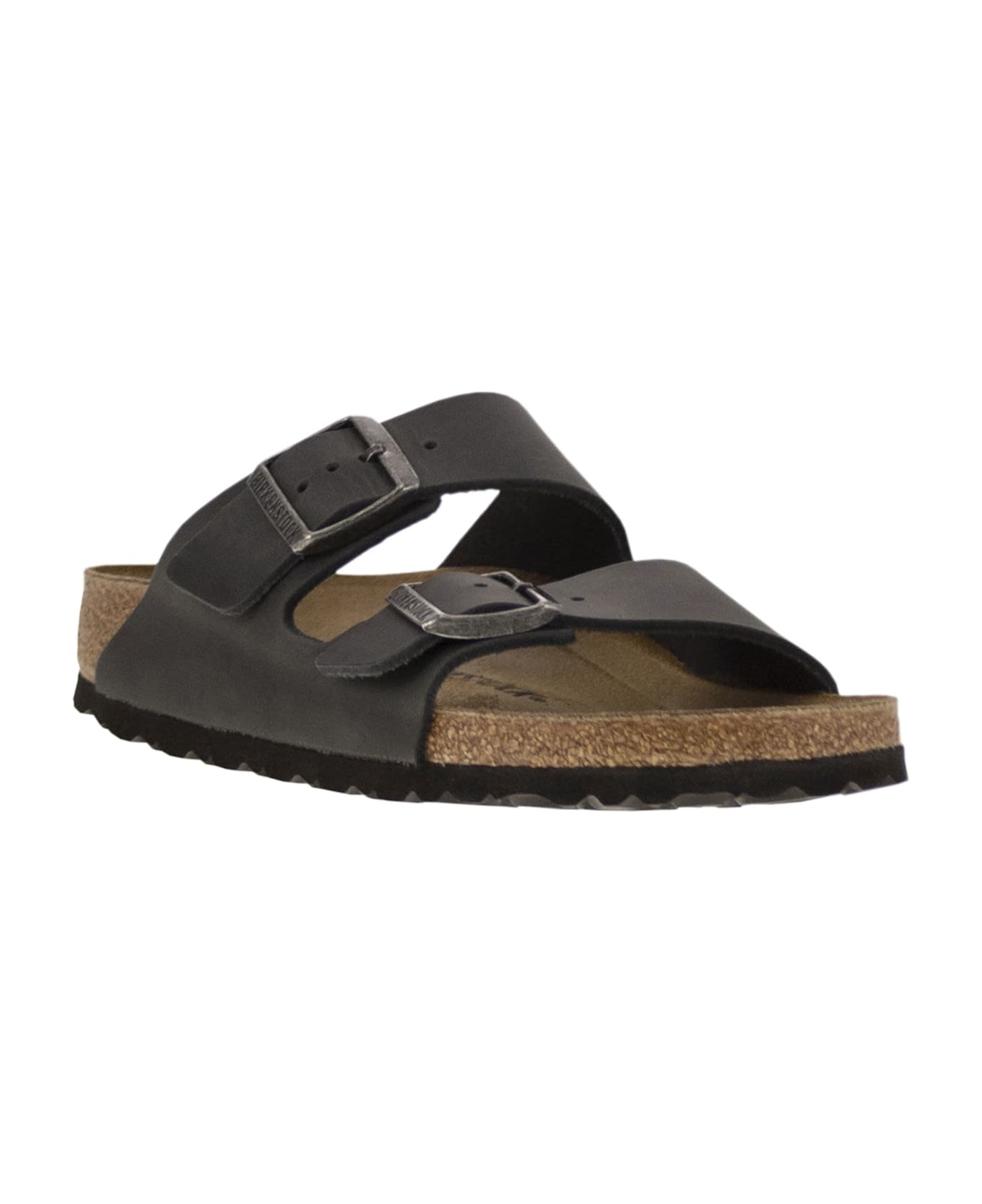 Birkenstock Arizona - Leather Slipper - Black