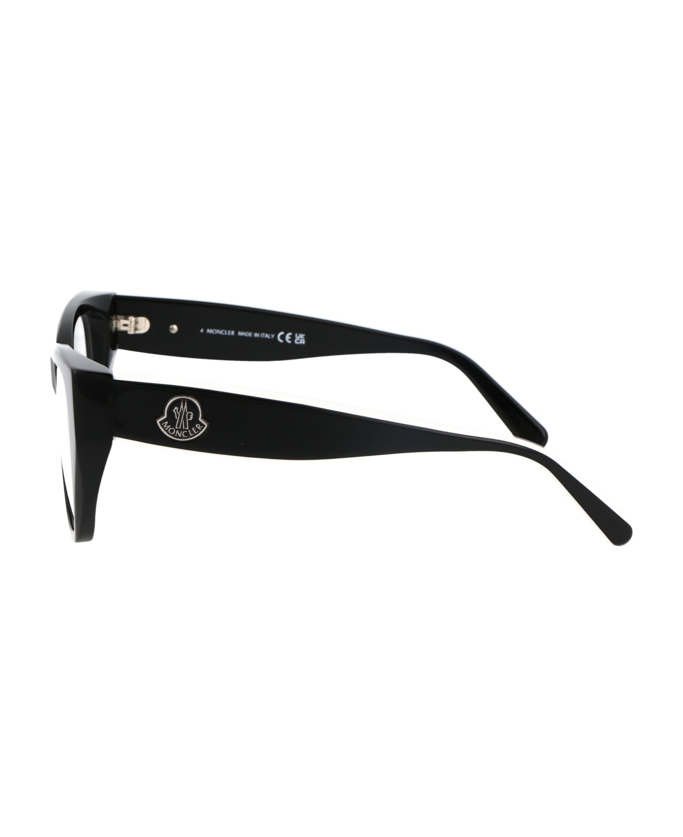 Moncler Eyewear Ml5187 Glasses - 001 BLACK アイウェア