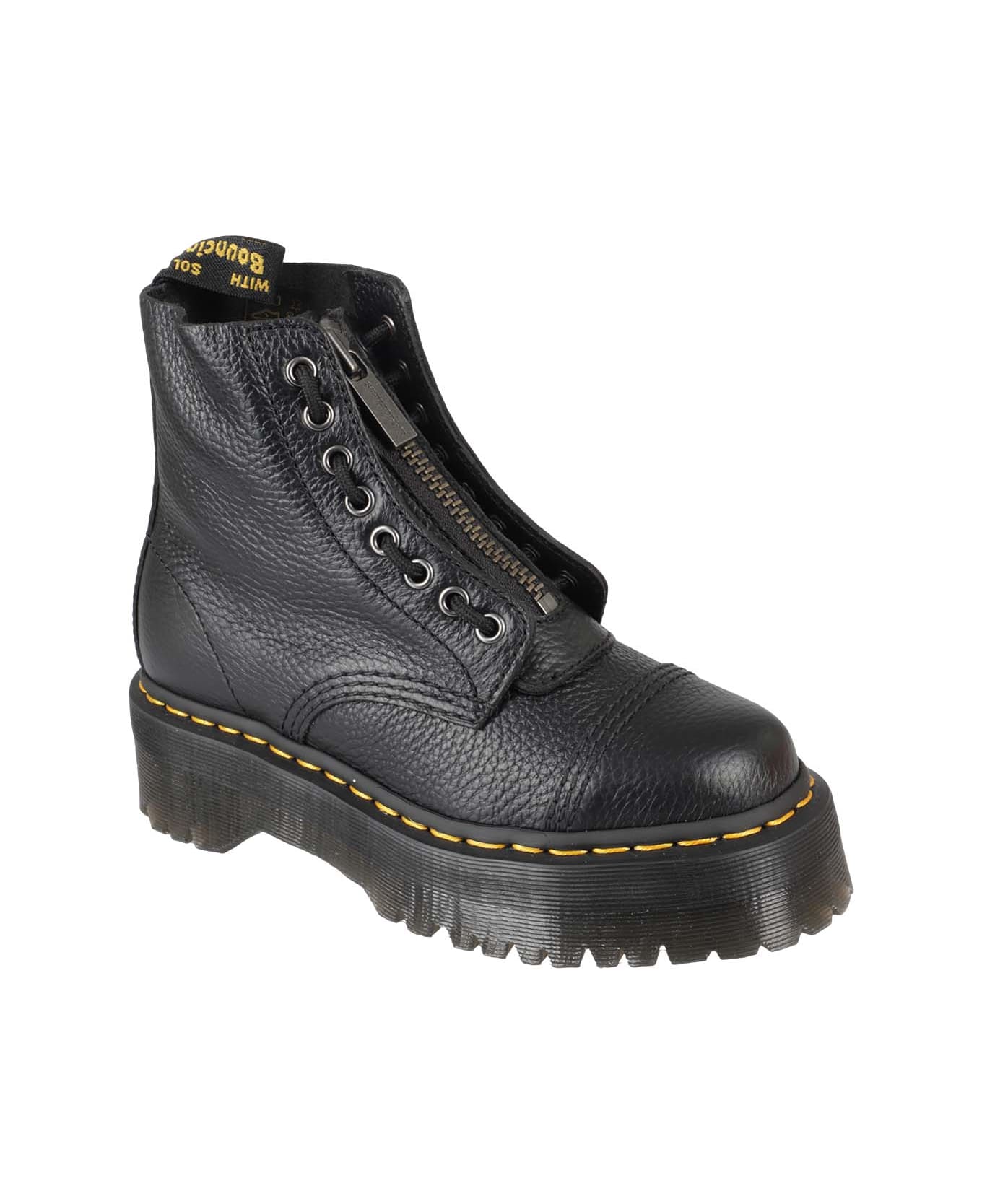 Dr. Martens Sinclair Jungle Boot - Black Milled Nappa