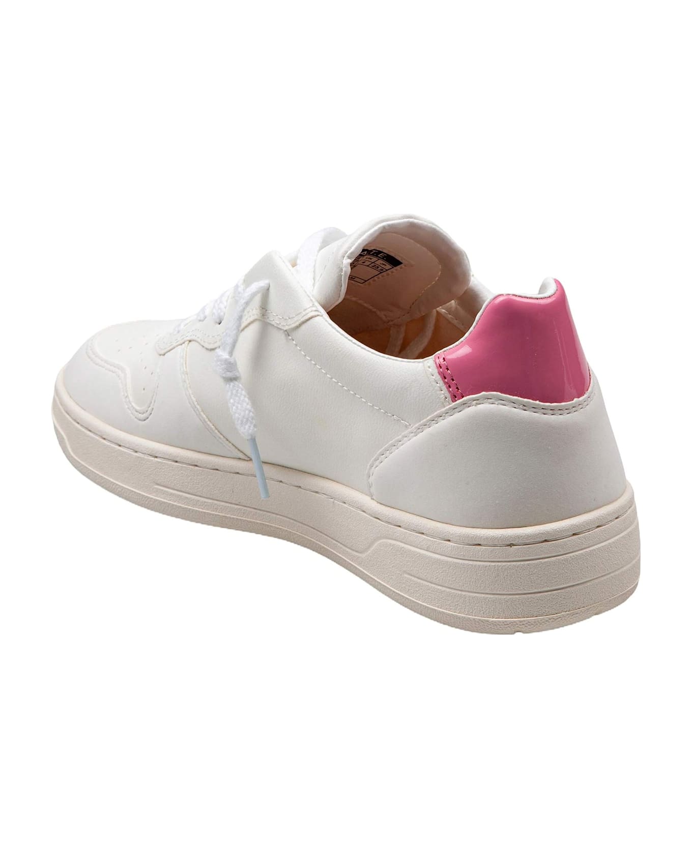 D.A.T.E. Sneakers Court Eco Color White And Pink - White/Pink