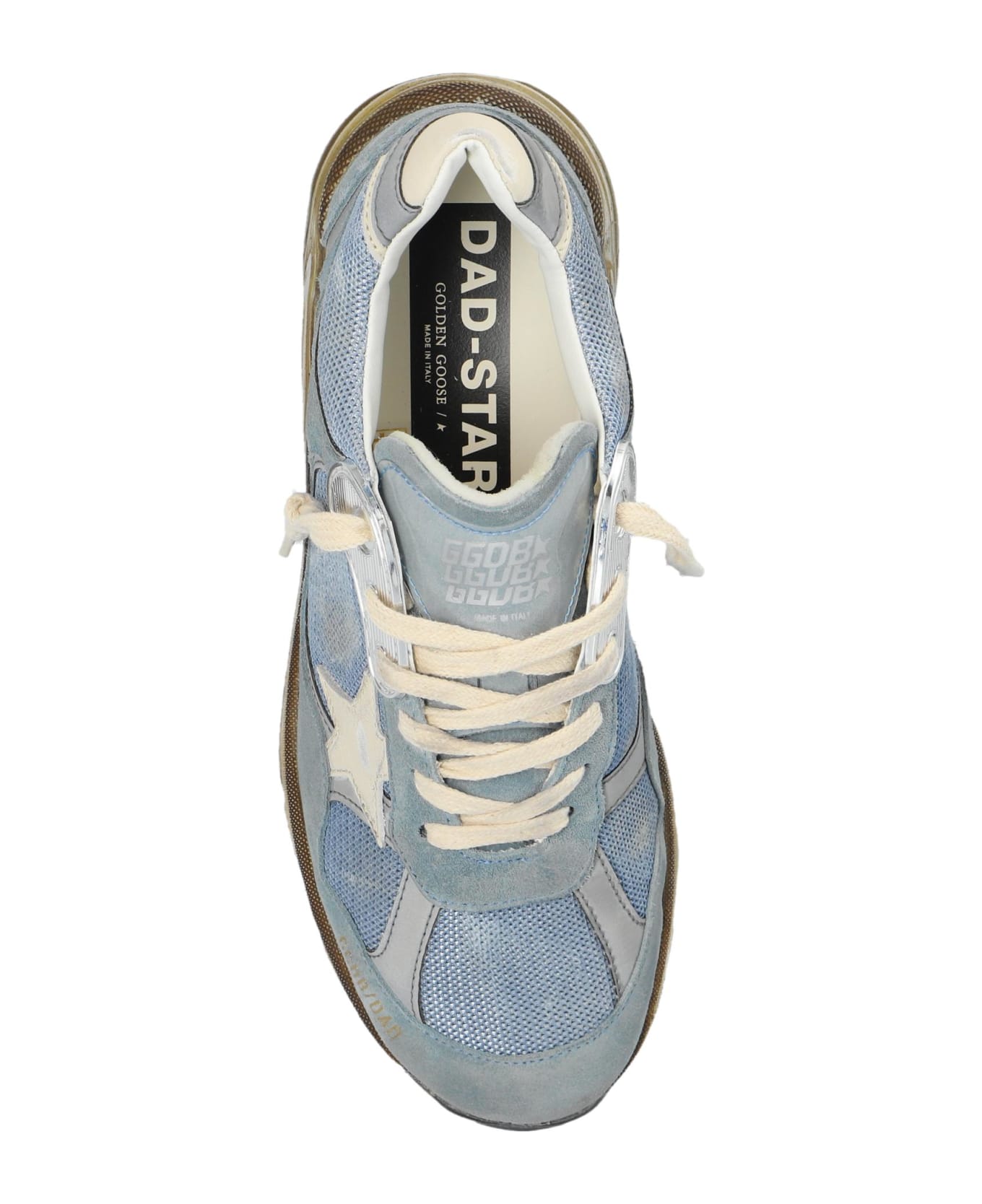 Golden Goose 'running Dad' Sneakers - Clear Blue