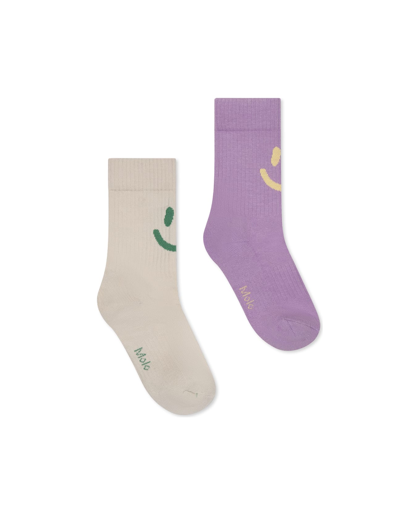Molo Multicolor Socks Set For Kids With Smile - Multicolor