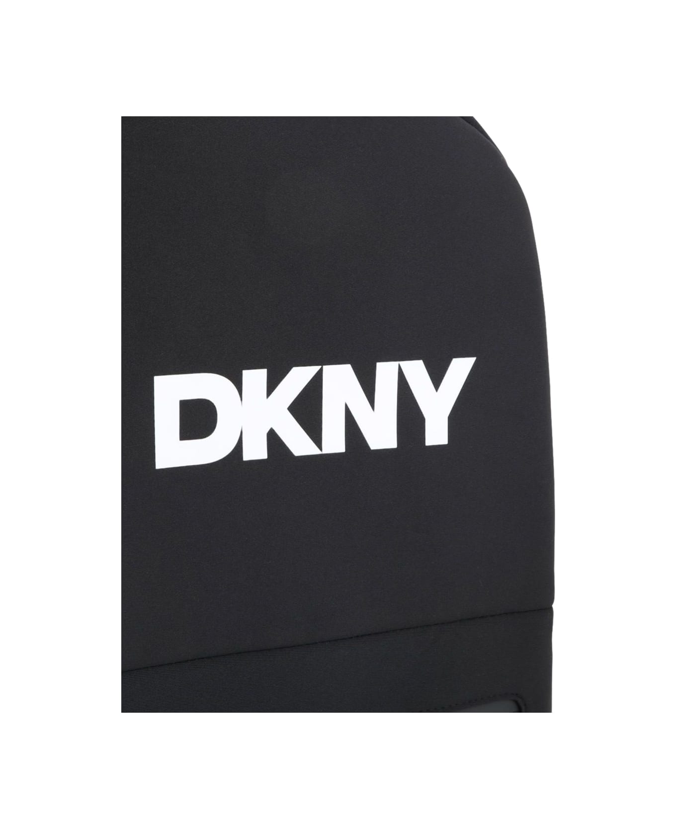 DKNY Logo Backpack - BLACK