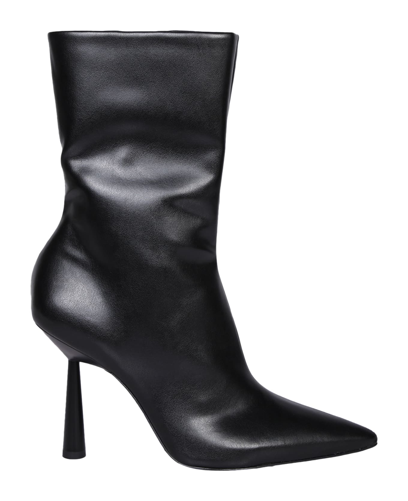 GIA BORGHINI Rosie 7 Black Ankle Boots - Black