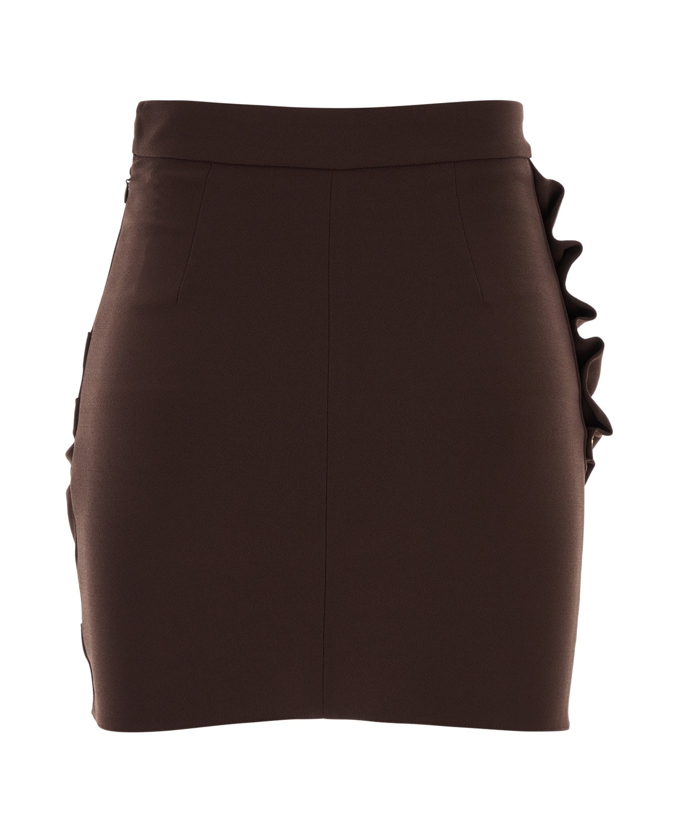 Elisabetta Franchi Mini Gonna - MERLOT