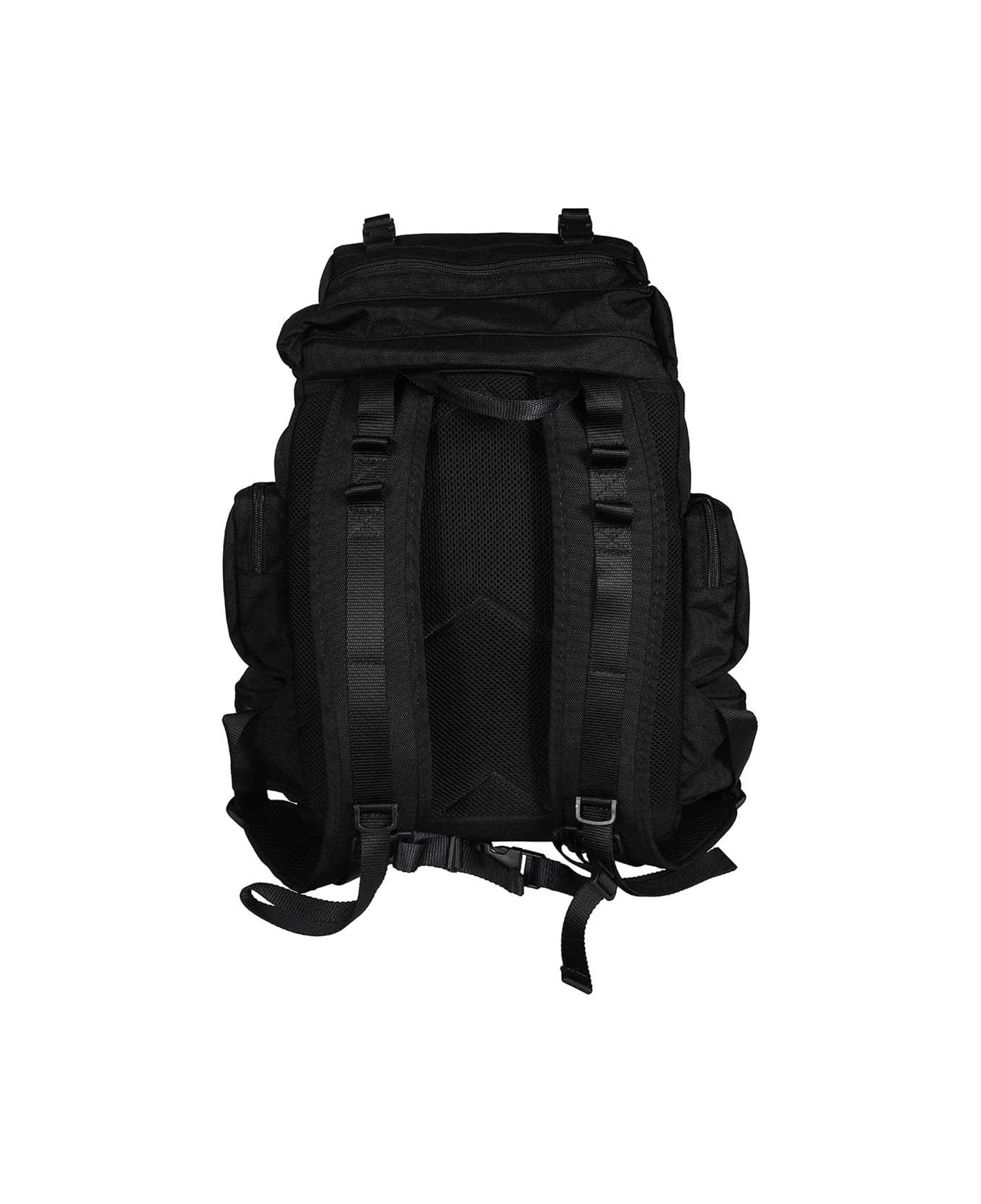 Dsquared2 Logo Detail Nylon Backpack - black
