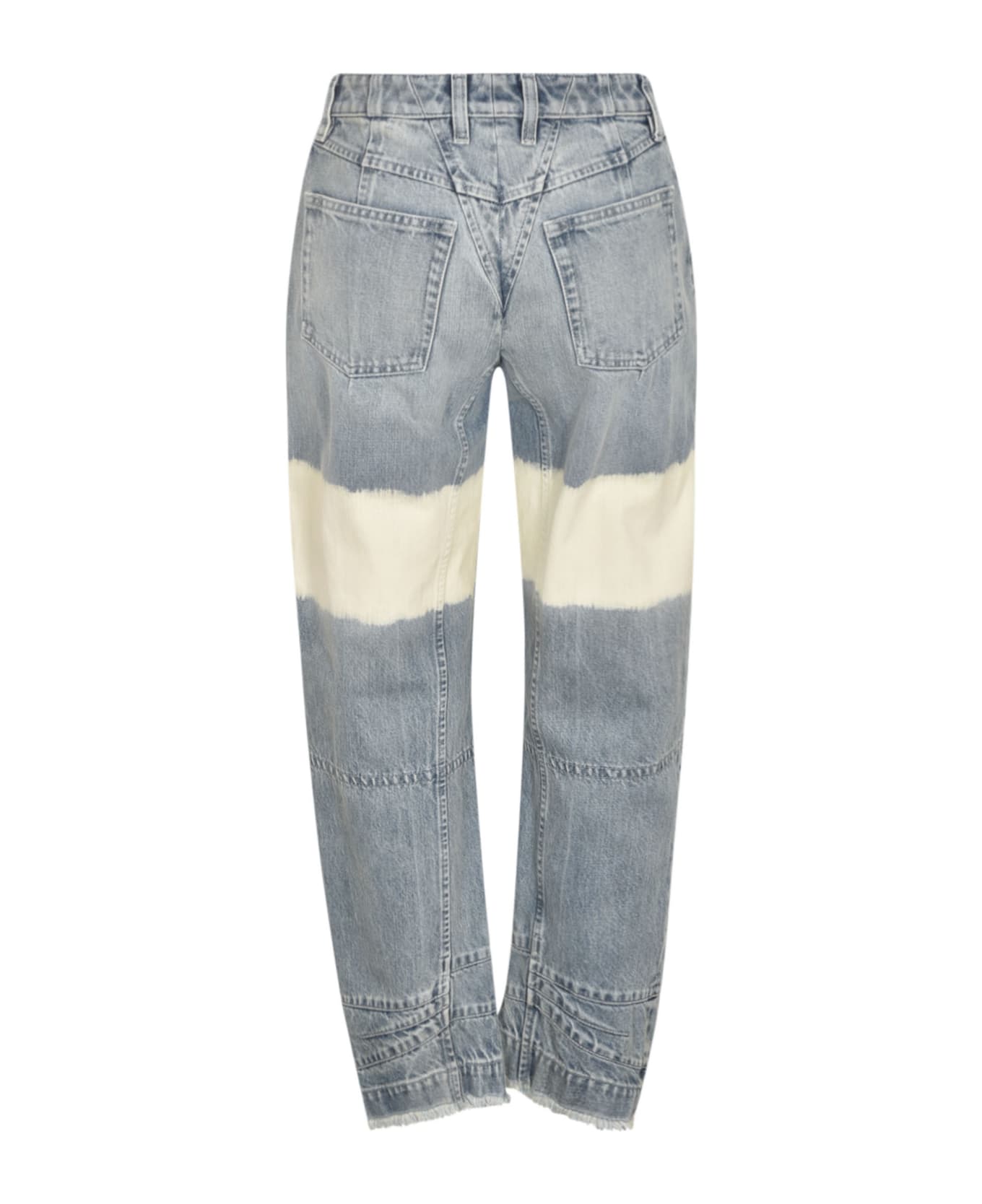 Jil Sander Tie-dye Effect 5 Pockets Regular Jeans - Blue Sky デニム