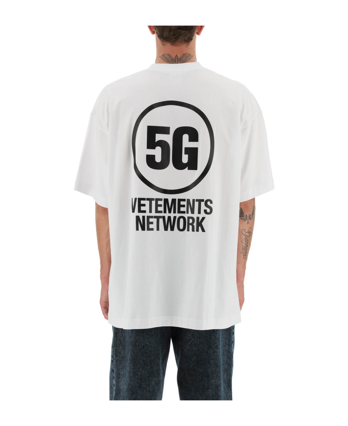 VETEMENTS 5g Logo Oversized T-shirt | italist