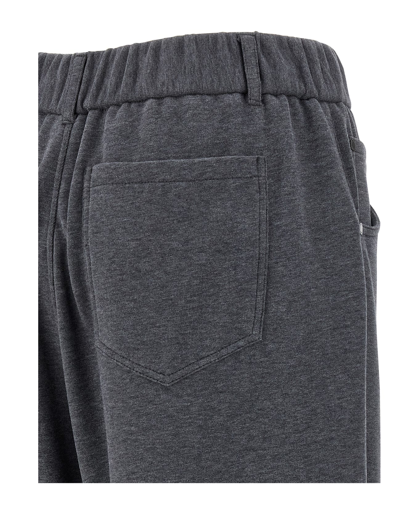 Brunello Cucinelli Cotton Joggers - Gray