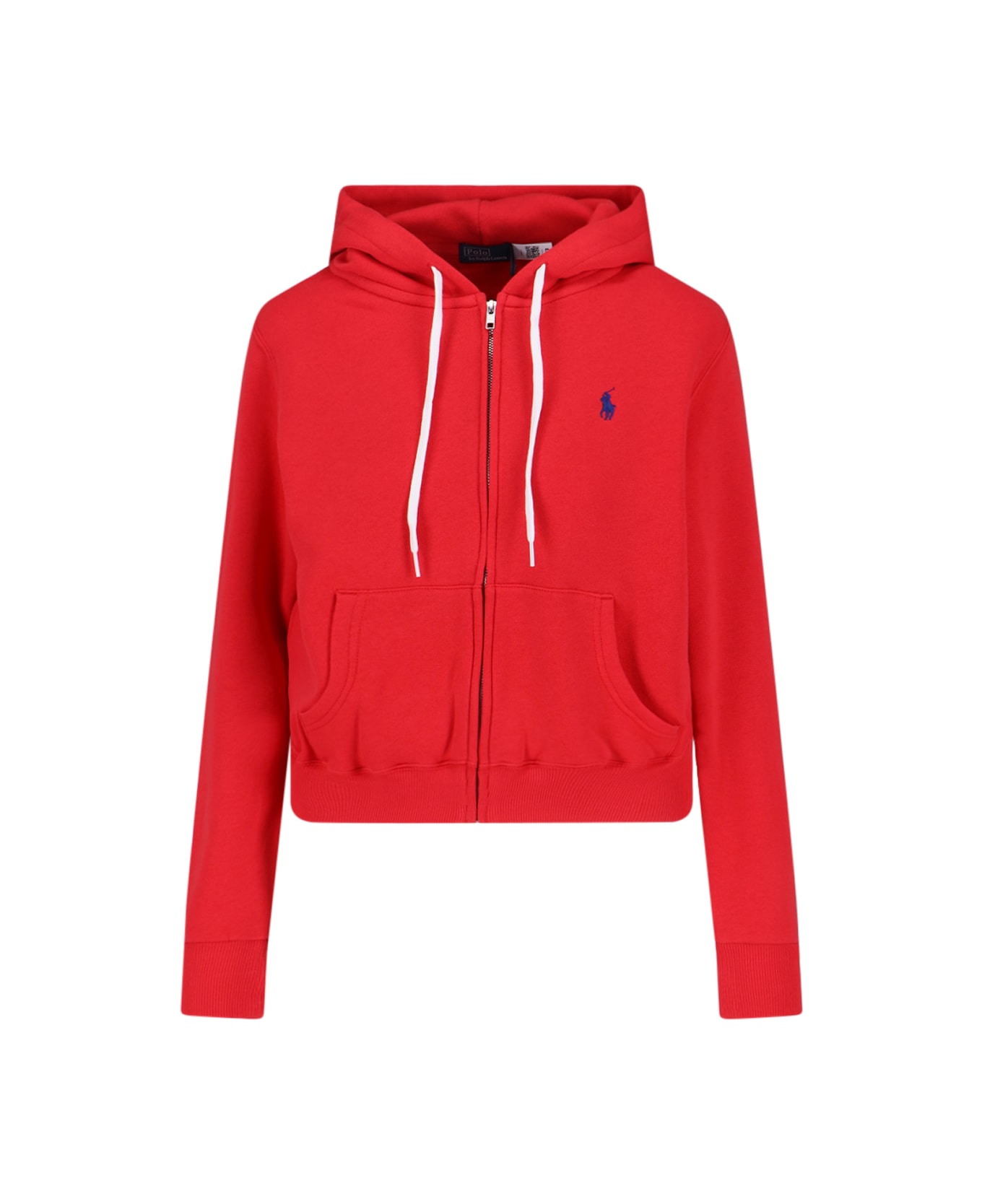 Polo Ralph Lauren Logo Zip Sweatshirt - Red