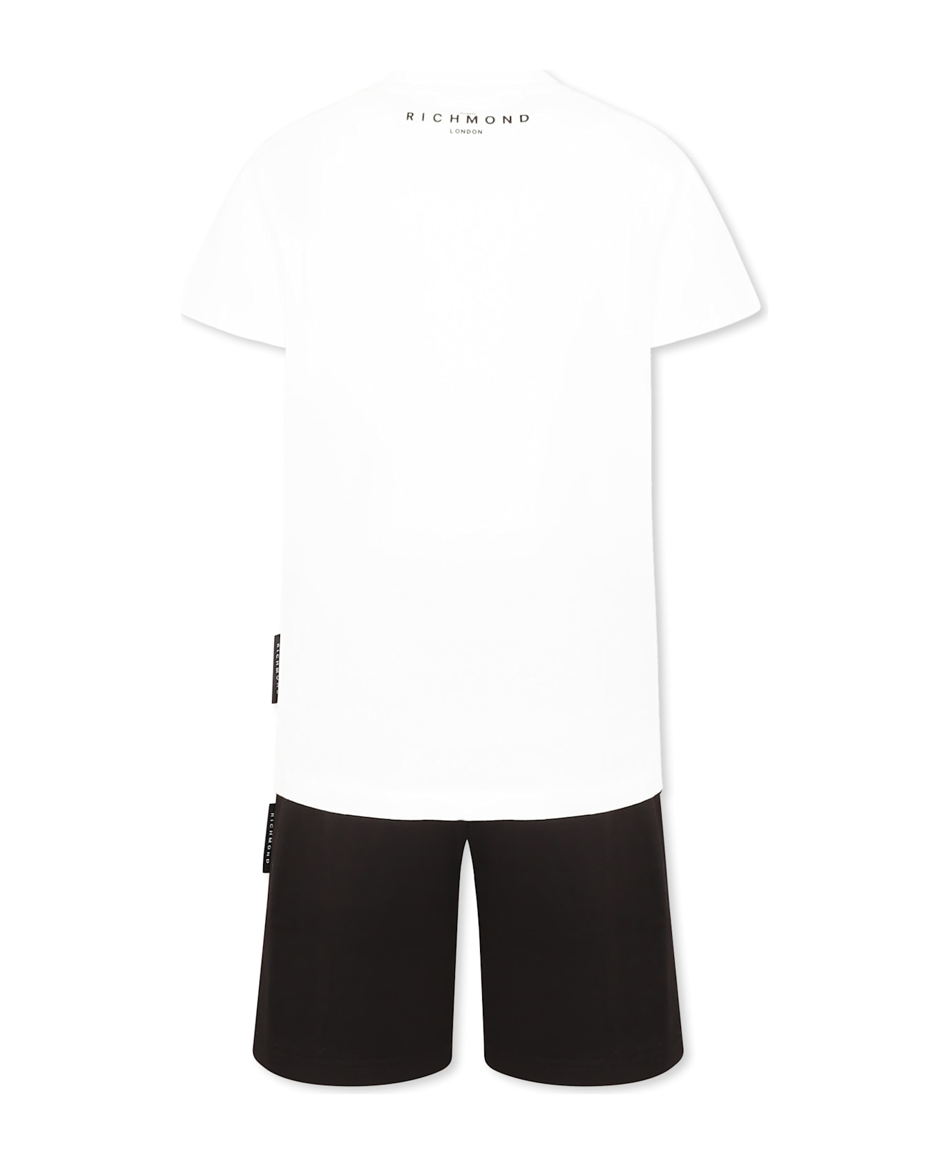 Richmond Black Suit For Boy With Logo - Black