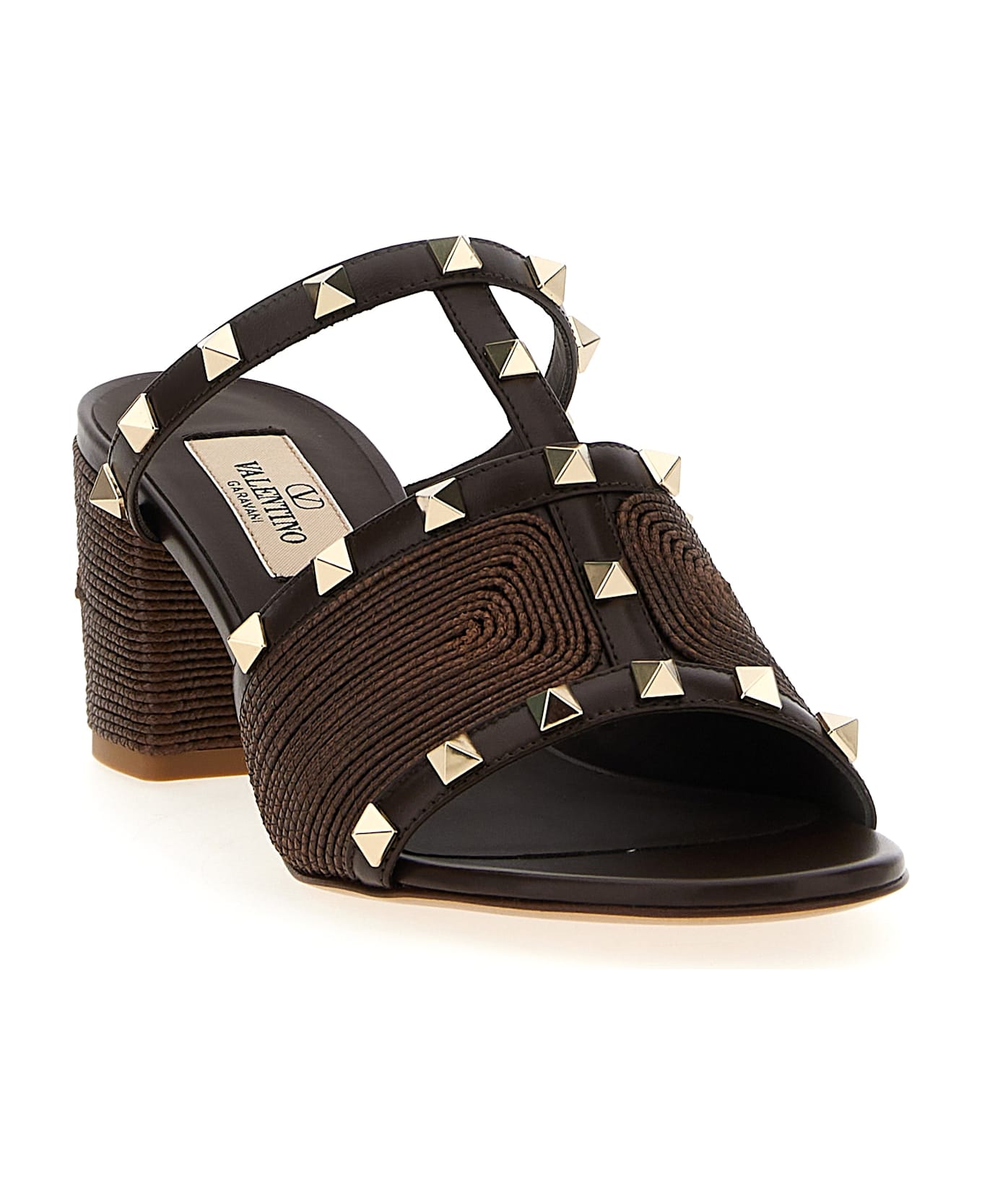 Valentino Garavani 'rockstud' Sandals - Brown