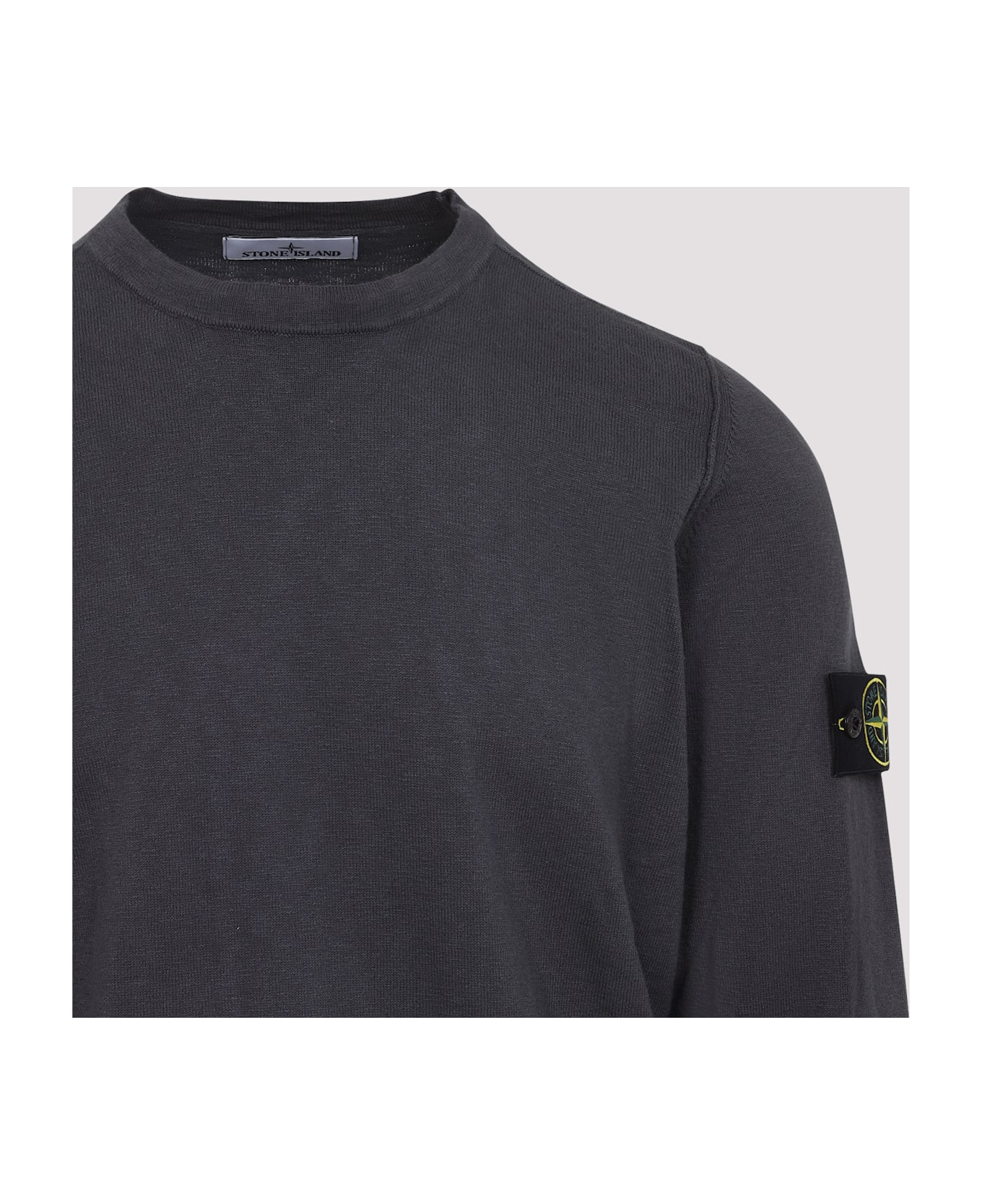 Stone Island Crew Neck Pullover - Grey ニットウェア