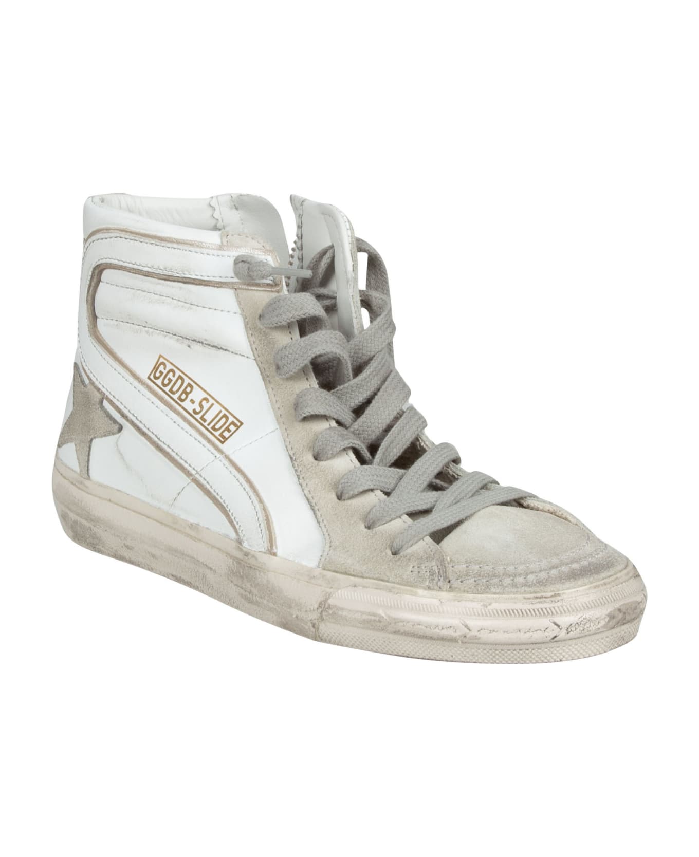 Golden Goose Classic Slide Sneakers - White/Ice