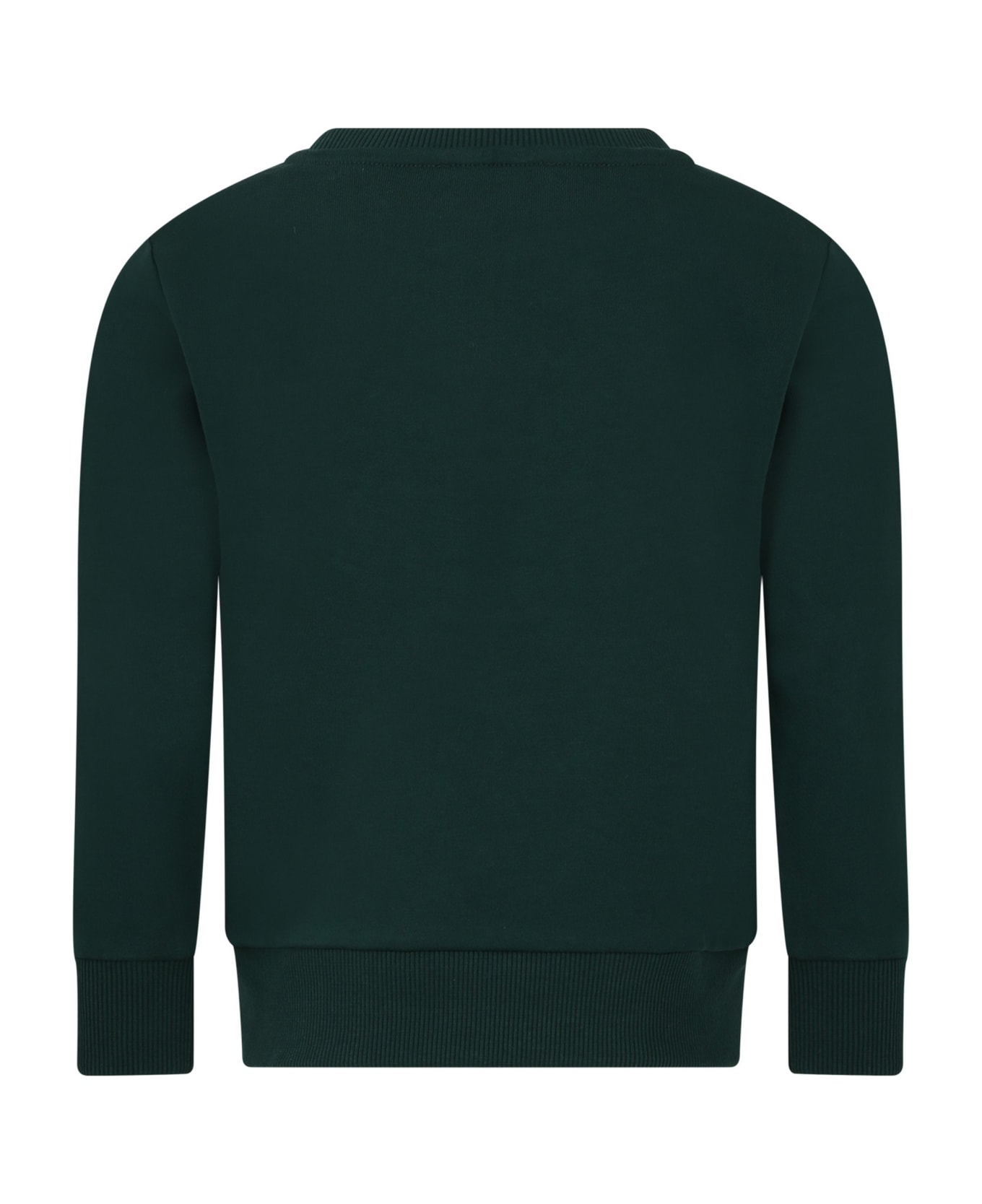 A.P.C. Green Sweatshirt For Kids With Logo - Green
