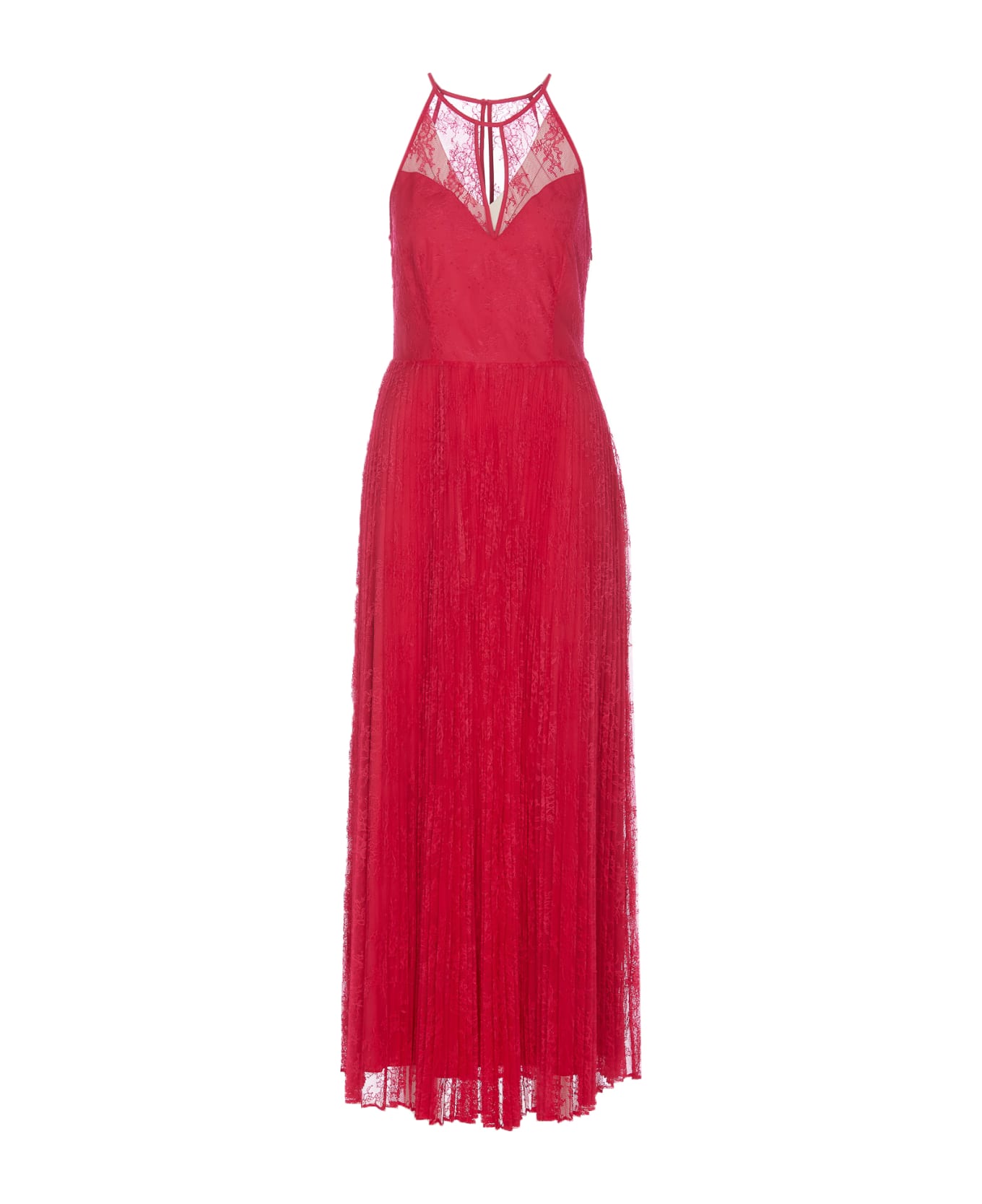 TwinSet Laces Dress - Fuchsia