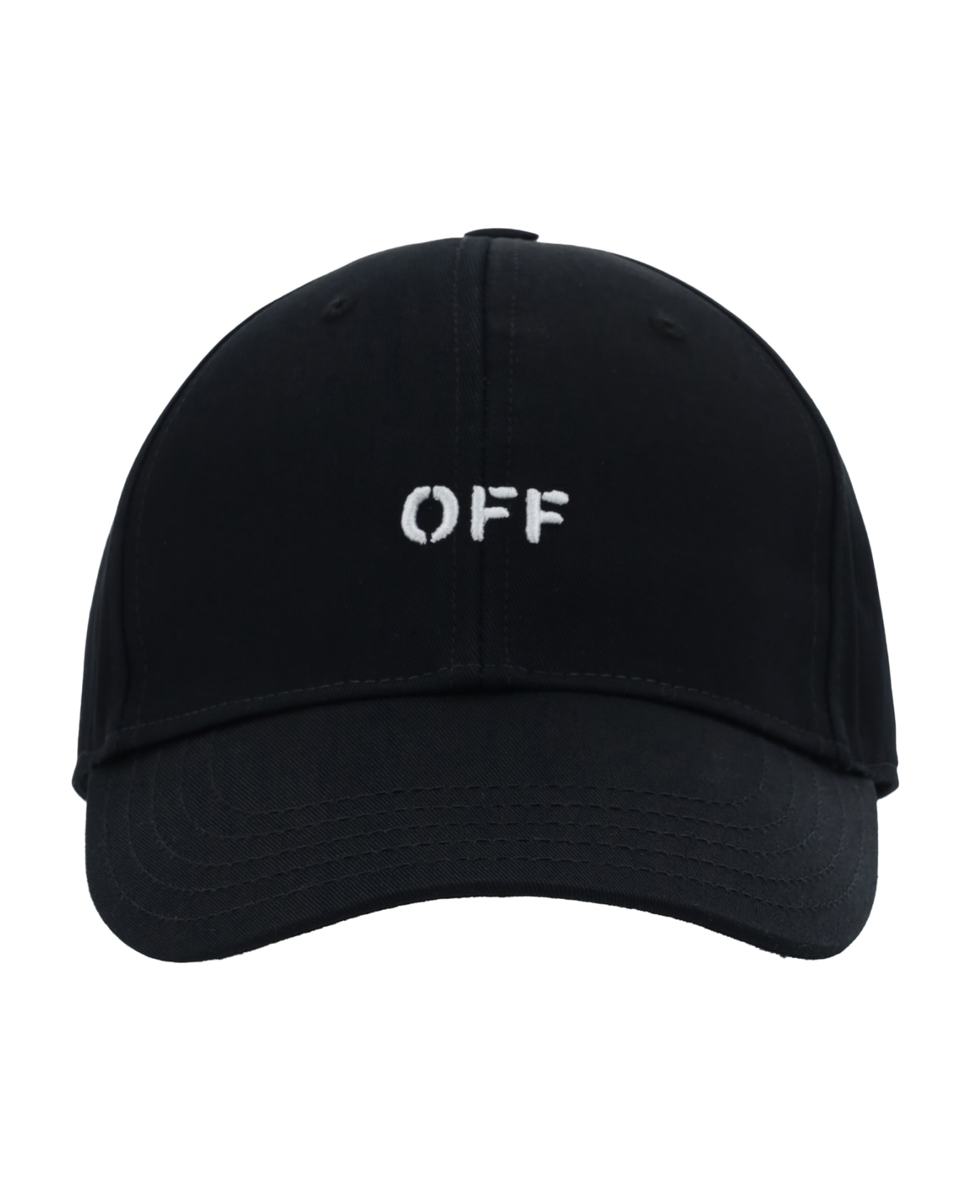 Off-White Baseball Hat - Black White