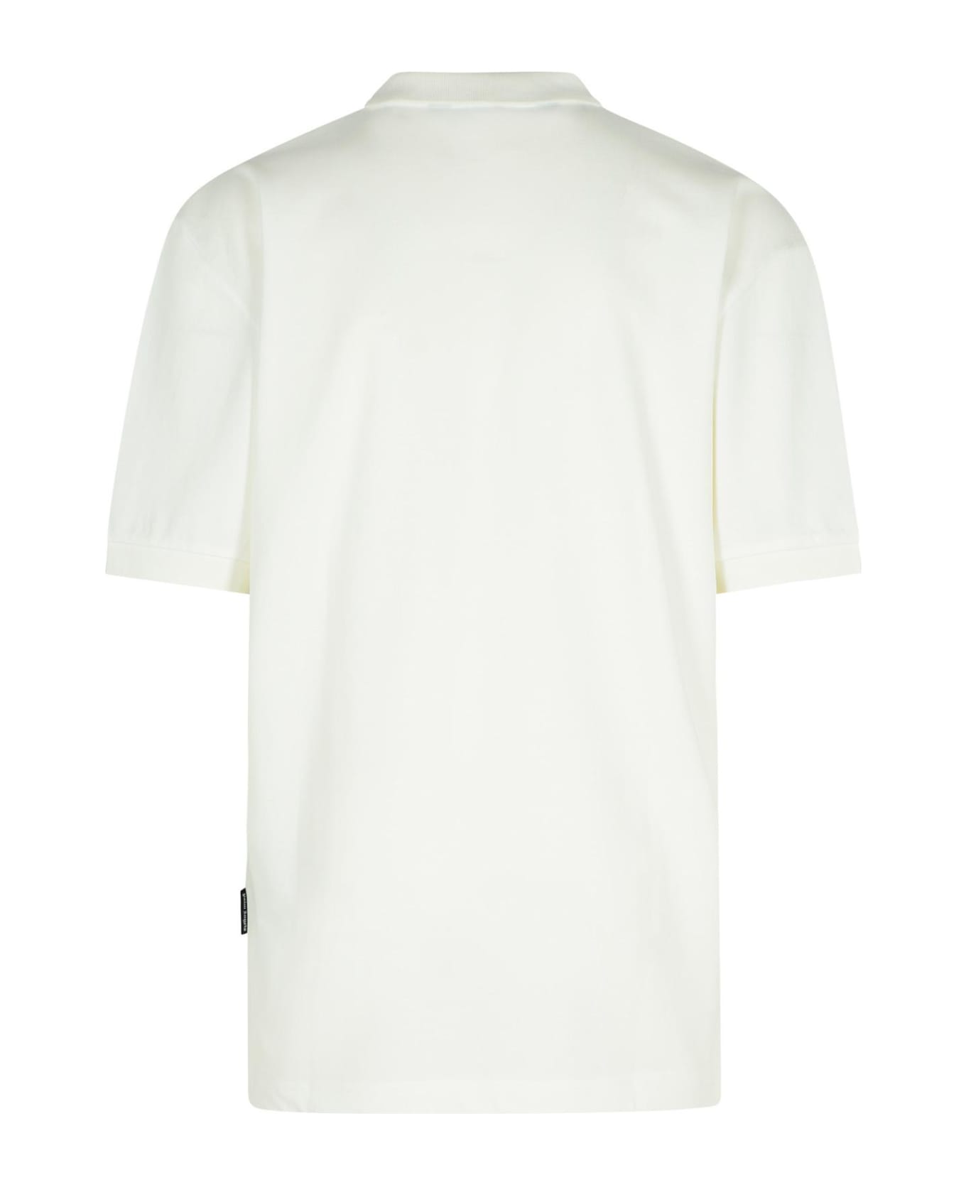 Palm Angels Cotton Polo Shirt - White