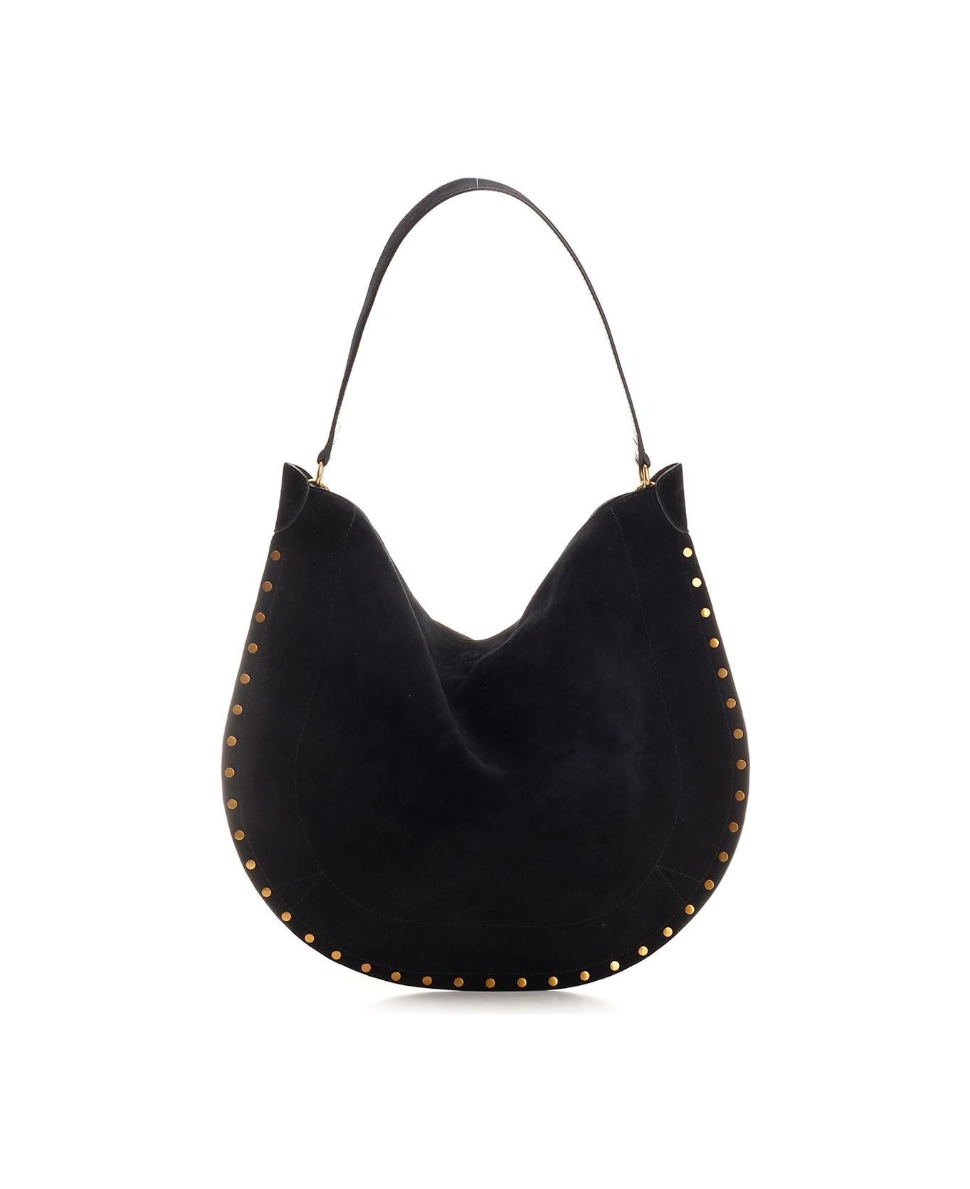 Isabel Marant Oskan Studded Hobo Bag - Bk Black