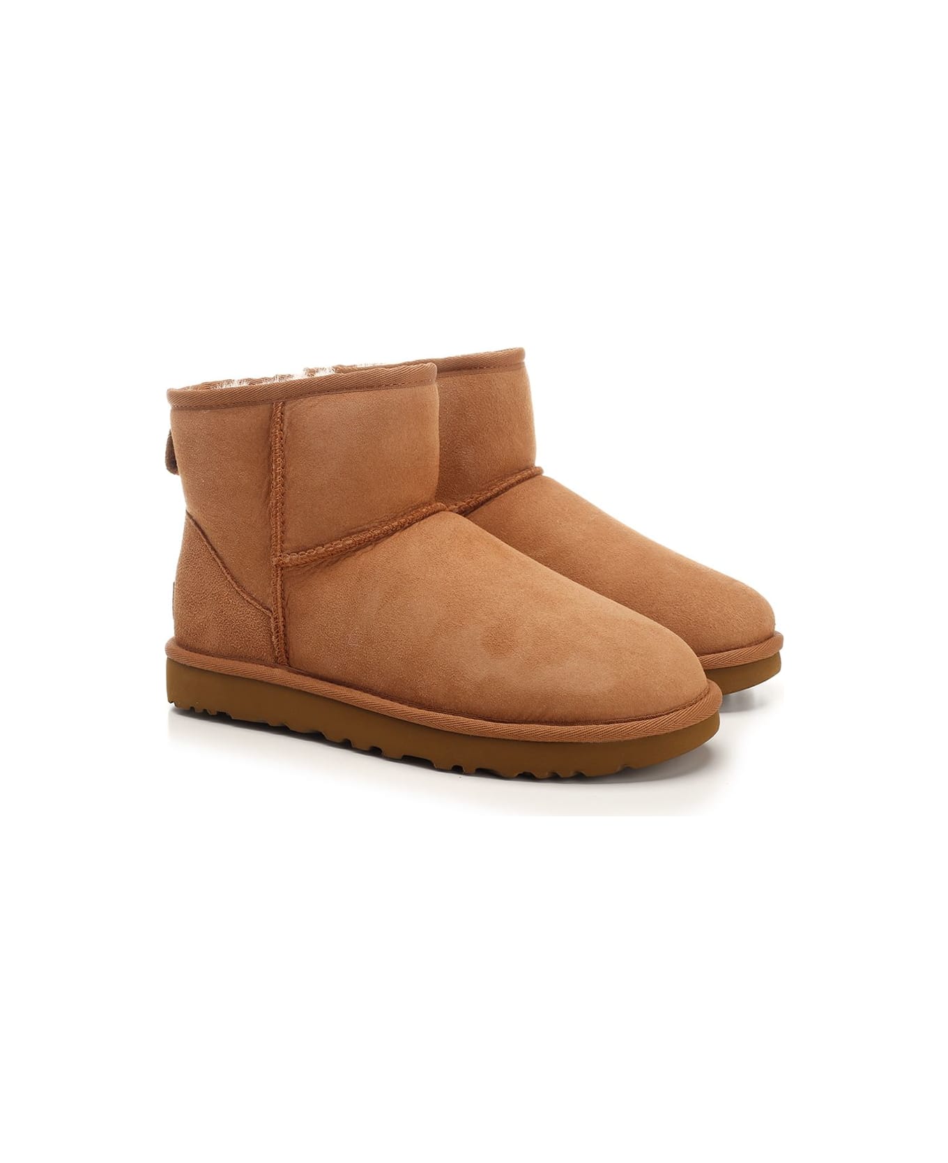 UGG 
classic Mini
 Ankle Boots - Beige