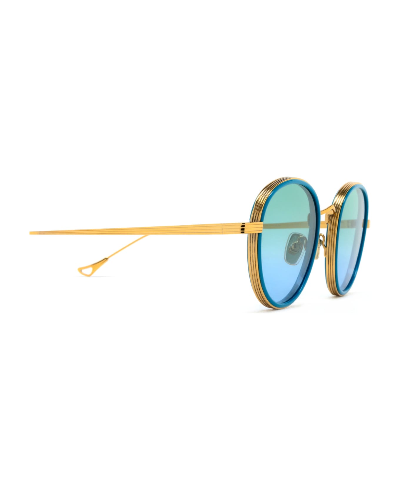 Eyepetizer Flame Petrol Blue Matt Sunglasses - Petrol Blue Matt サングラス