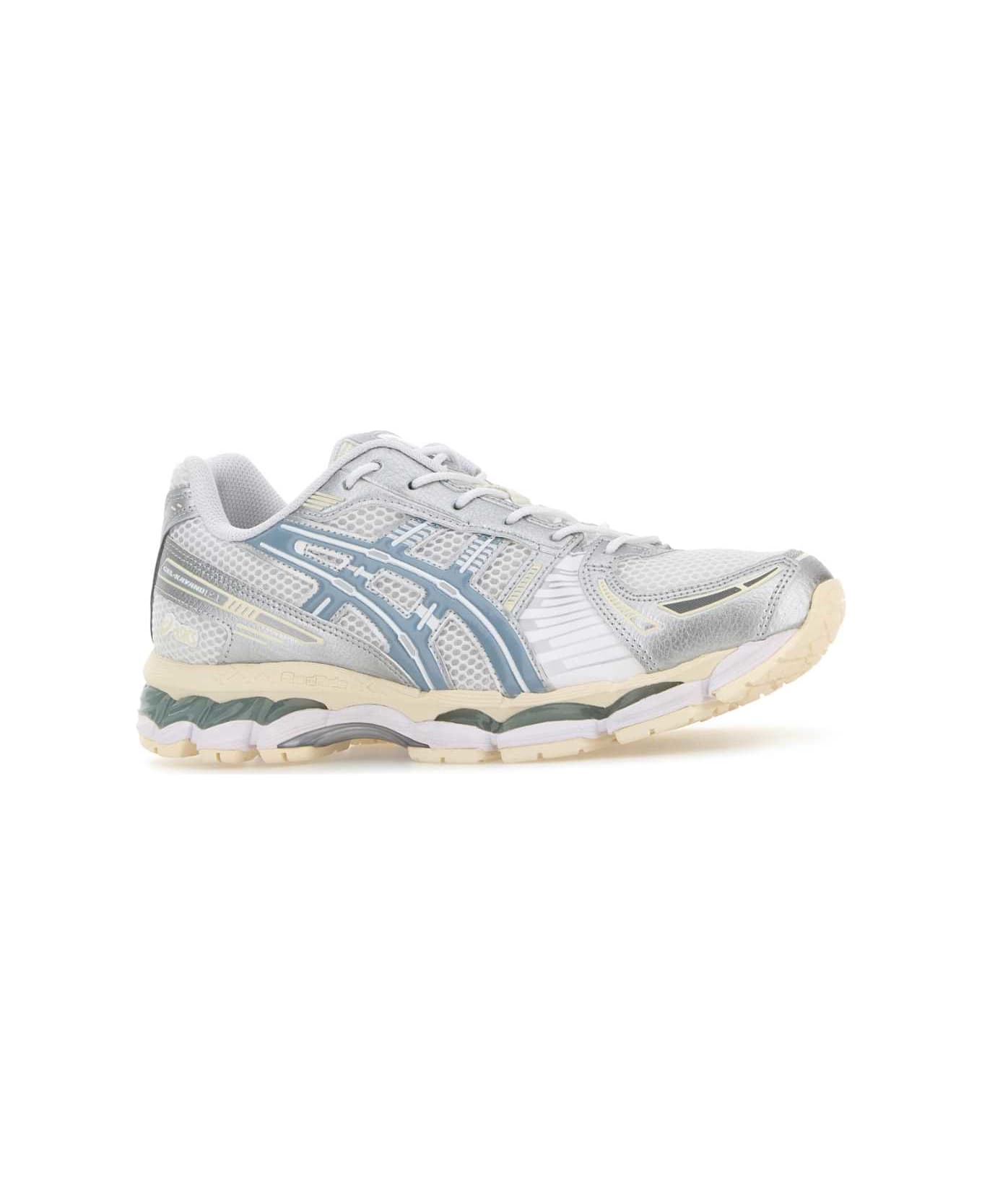 Asics Multicolor Mesh And Rubber Gel-kayano 12.1 Sneakers - WHITEDOLPHINGREY