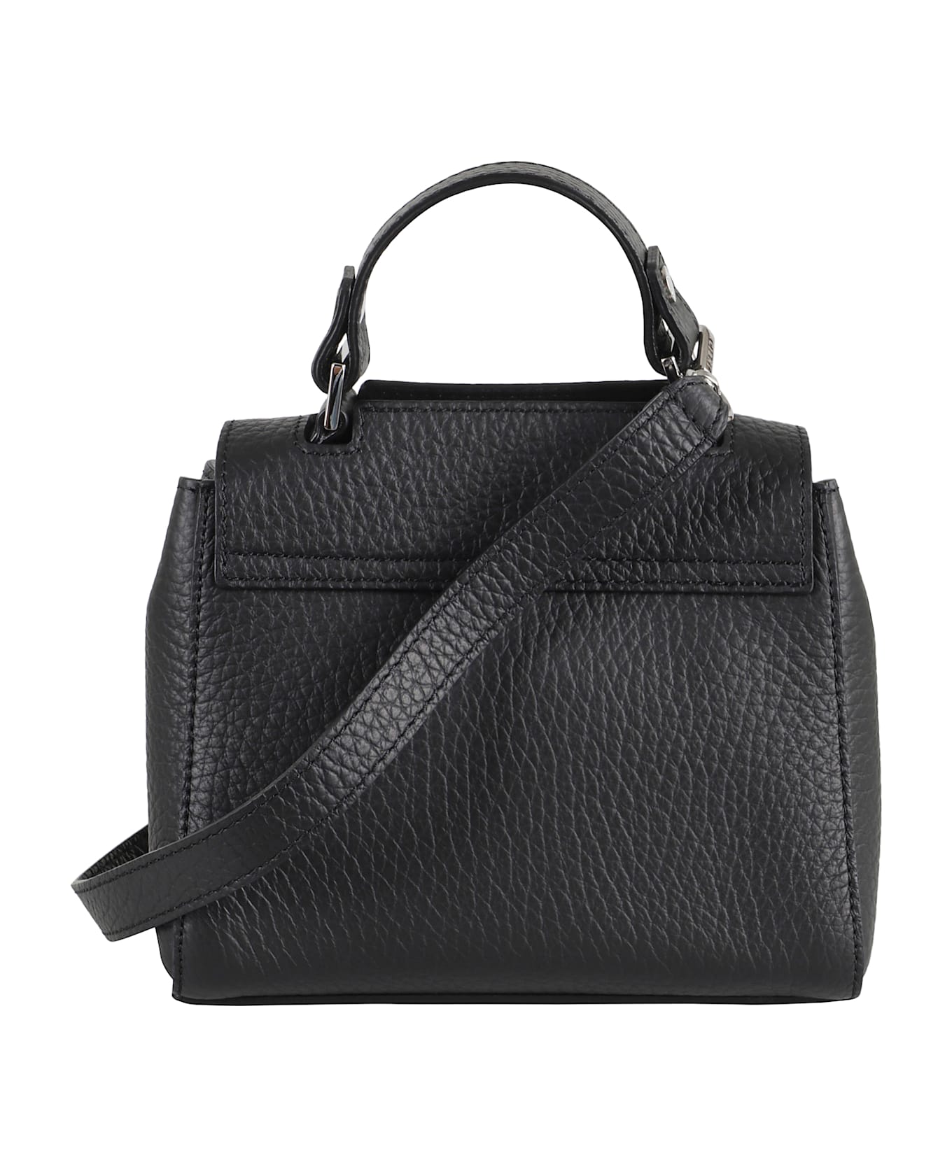 Orciani Borsa Sveva Soft Mini A Mano - Nero