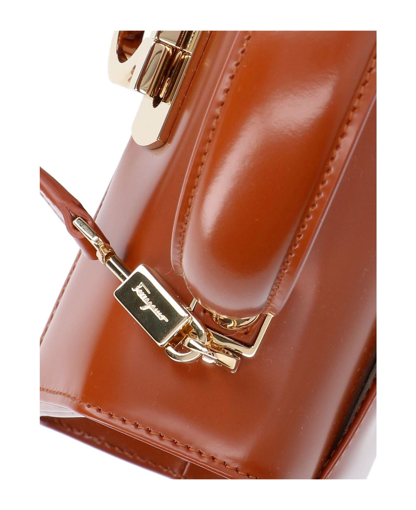 Ferragamo Iconic Handbag - Brown