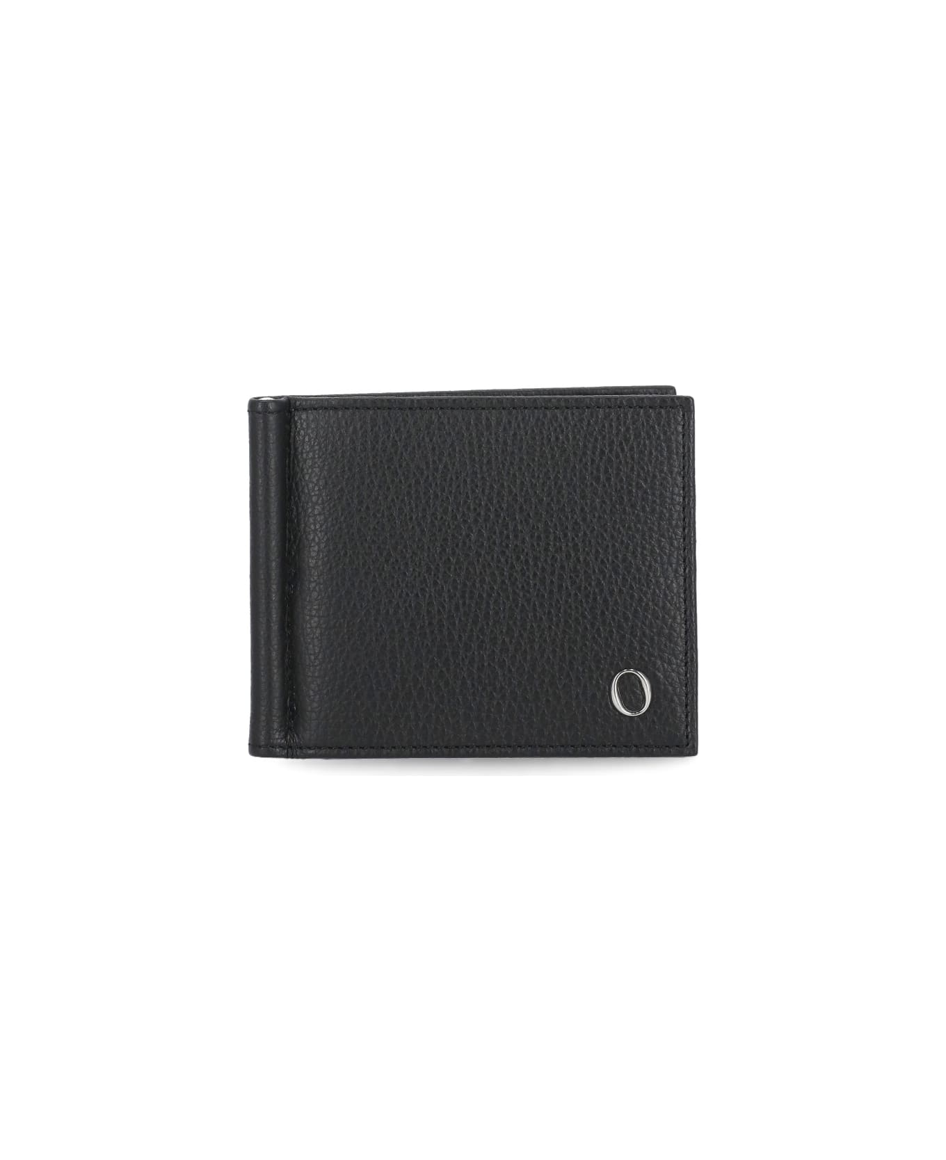 Orciani Micron Leather Wallet - Black