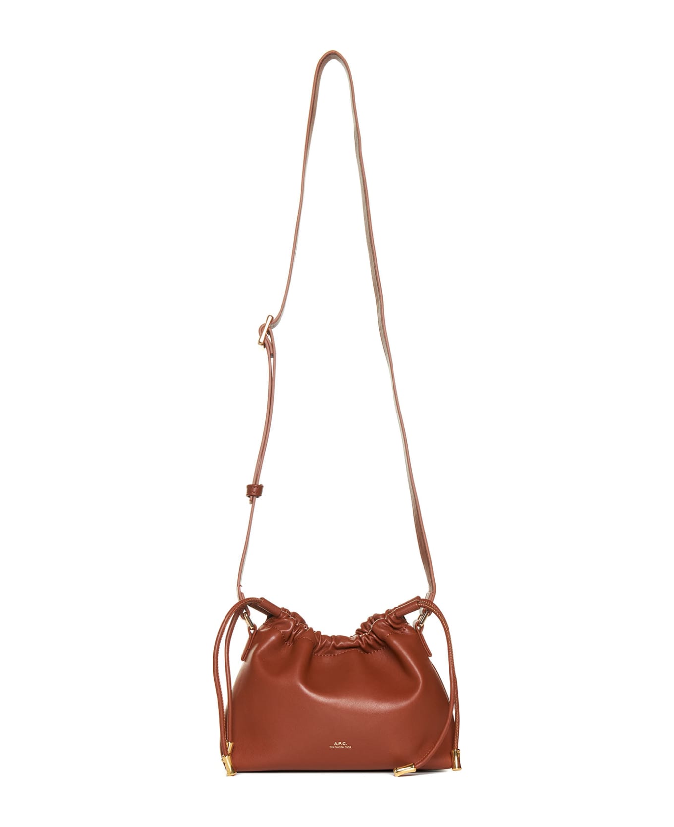 A.P.C. Ninon Mini Shoulder Bag - NOISETTE