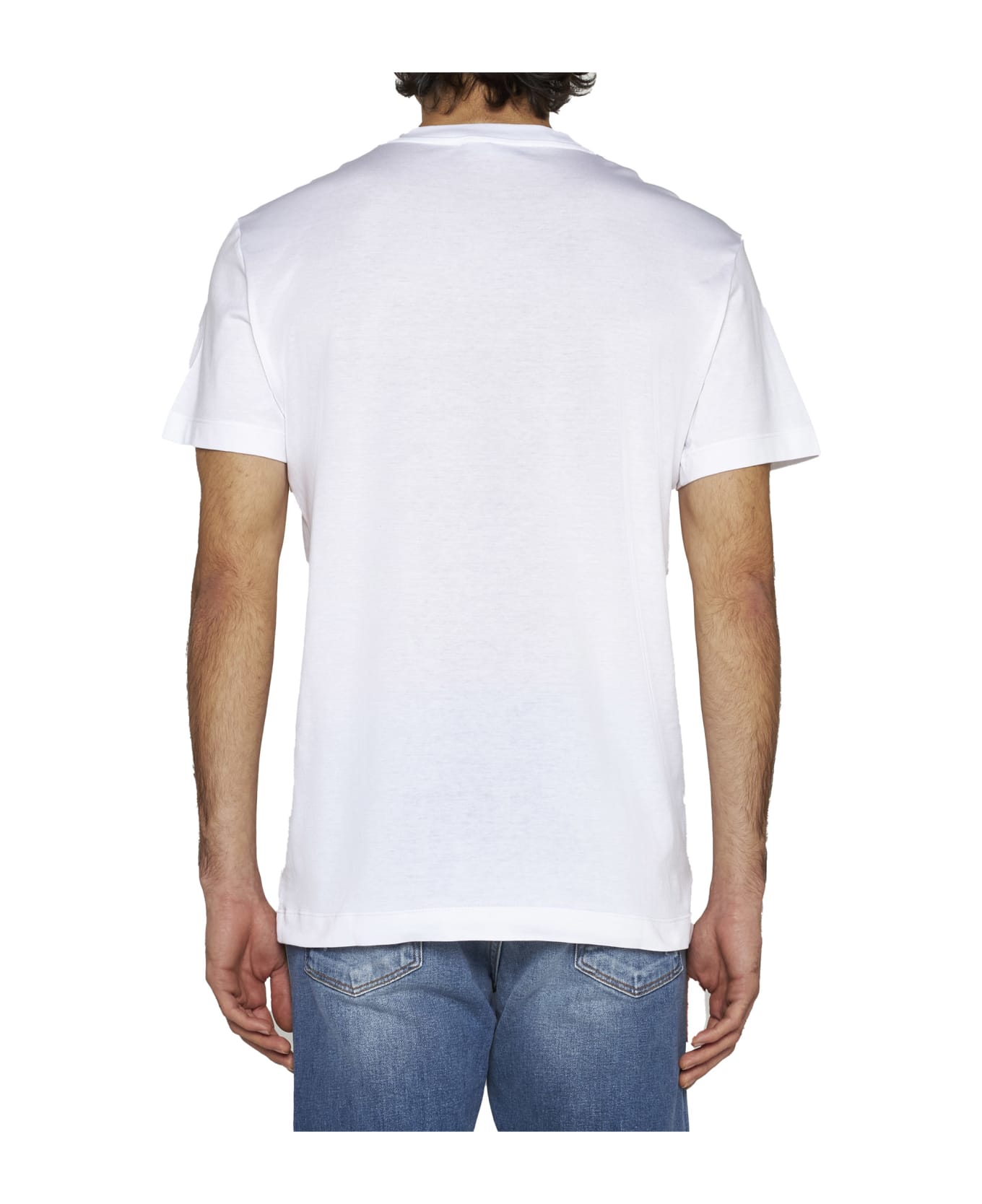 Dolce & Gabbana T-shirt Con Ricamo Logo - Bianco ottico