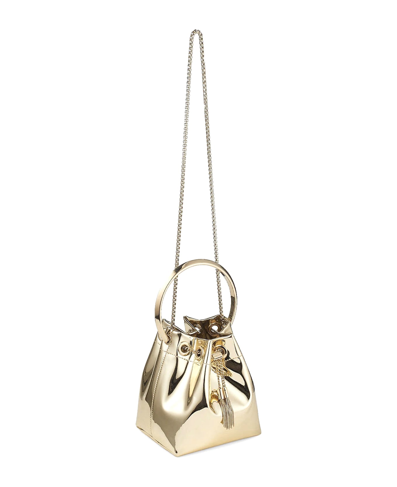 Jimmy Choo Bon Bon Bucket Bag - Gold