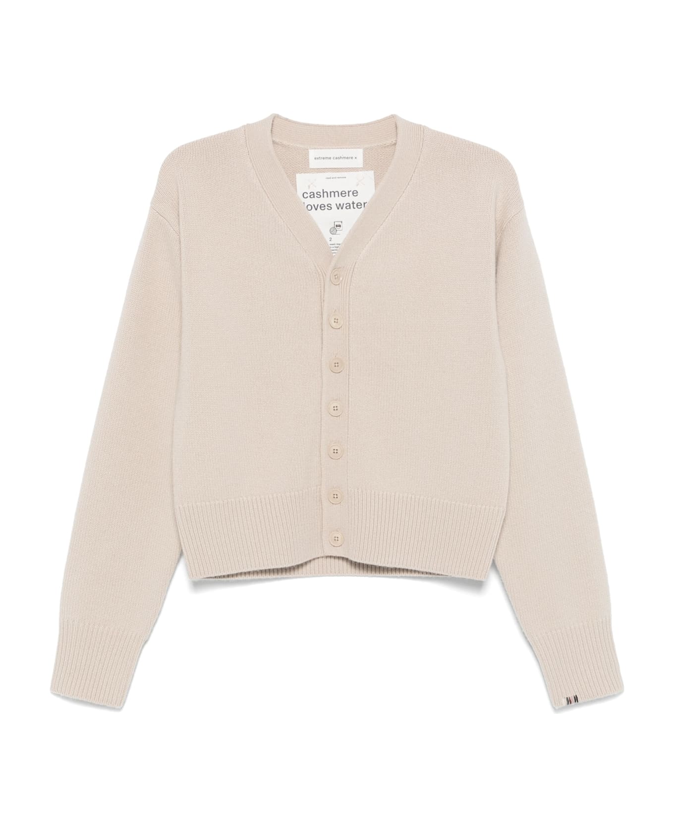 Extreme Cashmere Cardigan Cash - Eggshell