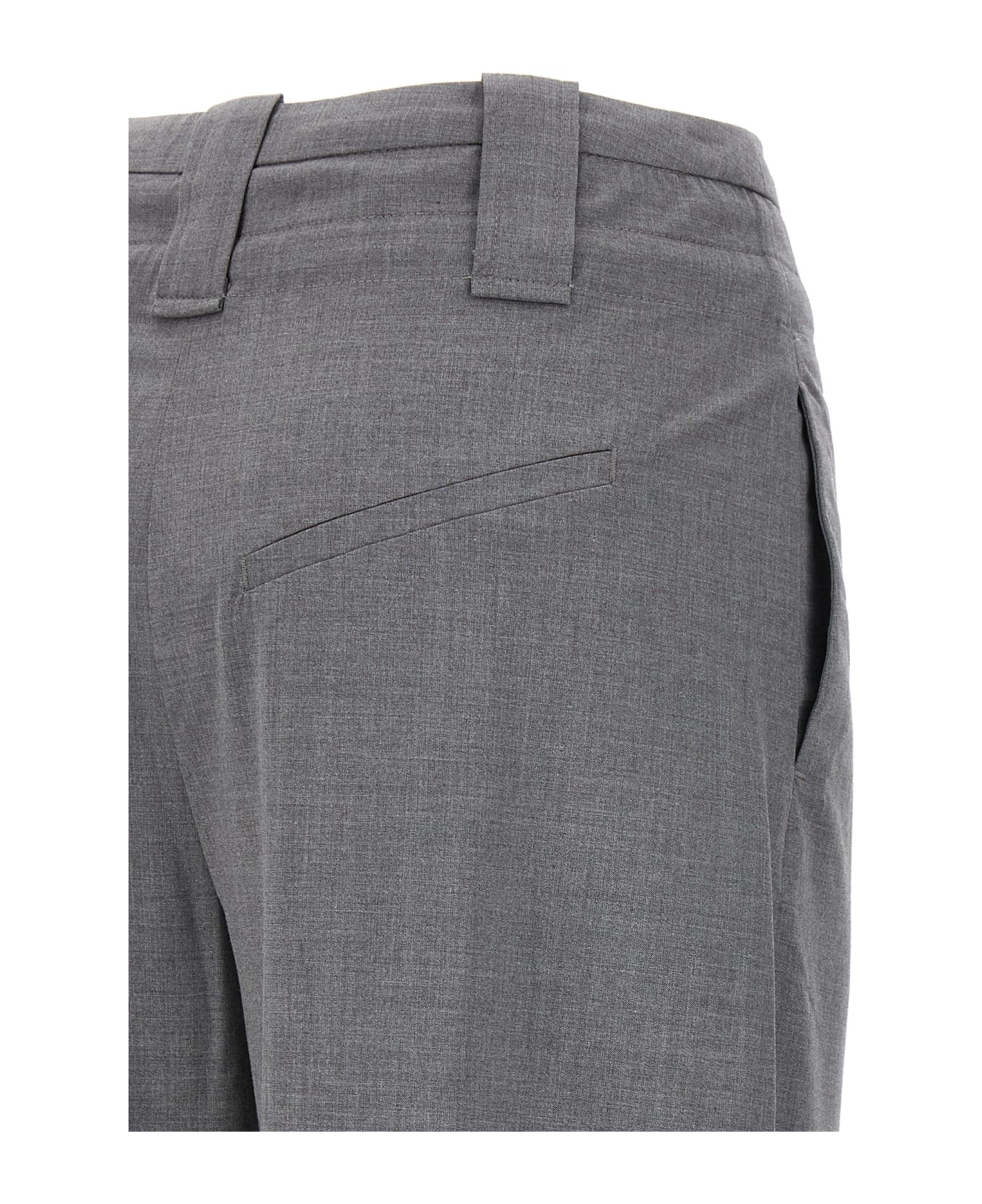 Ganni 'drapey' Pants - Gray ボトムス