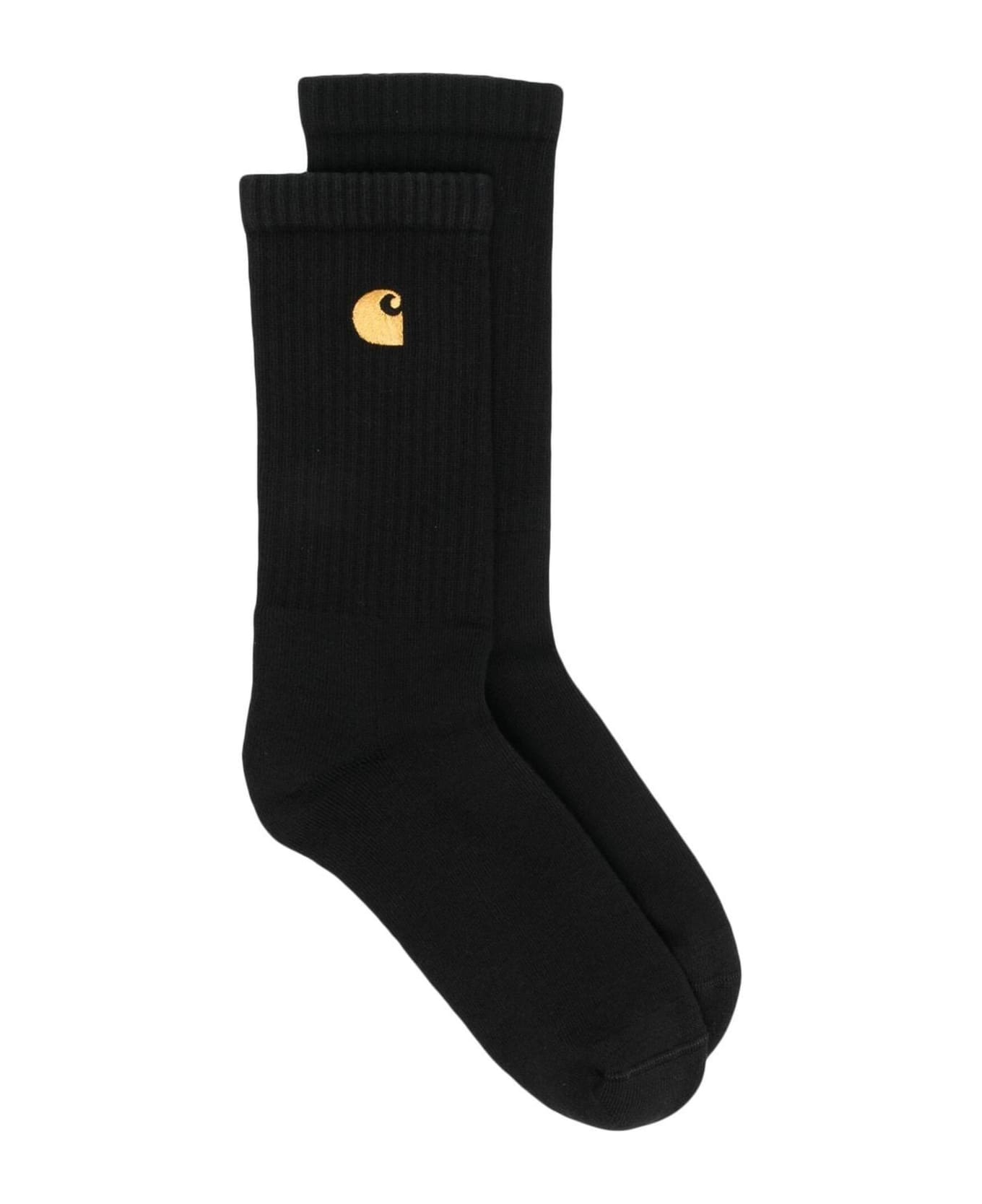 Carhartt Black Cotton Blend Socks - Nero
