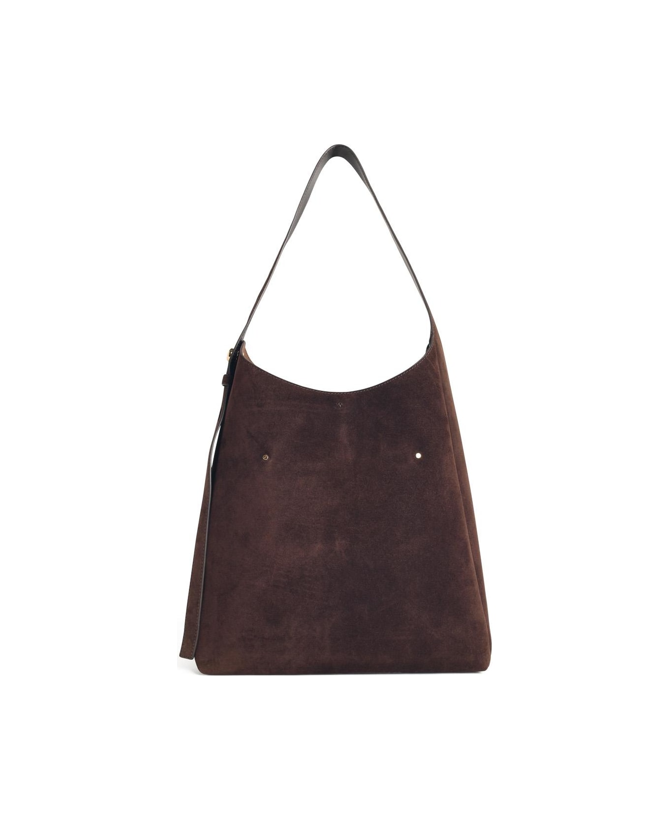 Tory Burch 
hobo Romy
 Dark Brown Suede Bag - Brown