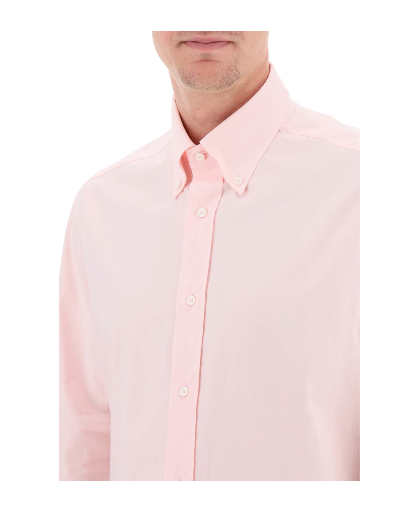 Brunello Cucinelli Slim Fit Shirt - FENICOTTERO (Pink) シャツ