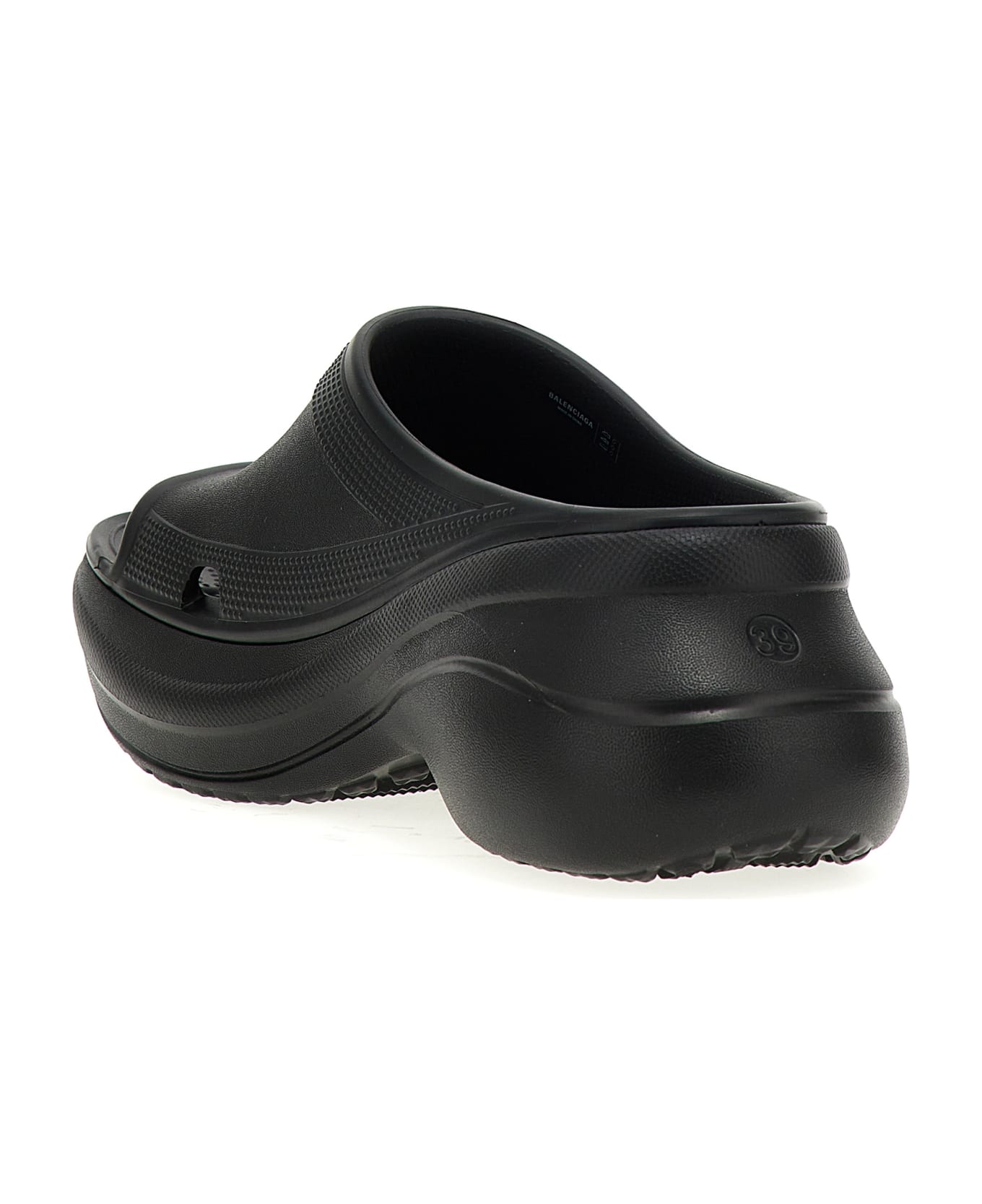 Balenciaga Crocs Platform Sandals - Black サンダル